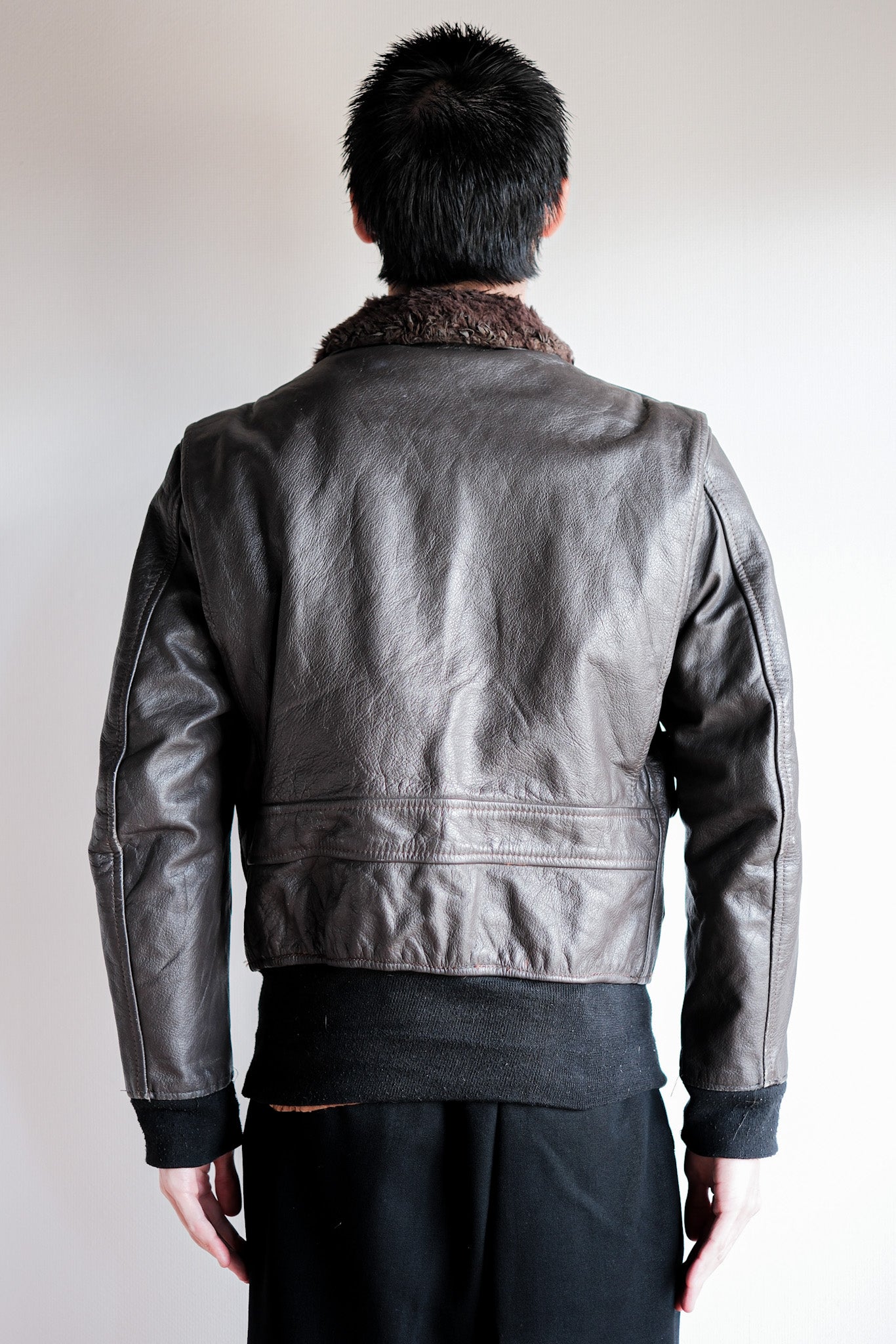 【~60's】U.S.NAVY G-1 Leather Flight Jacket Size.36
