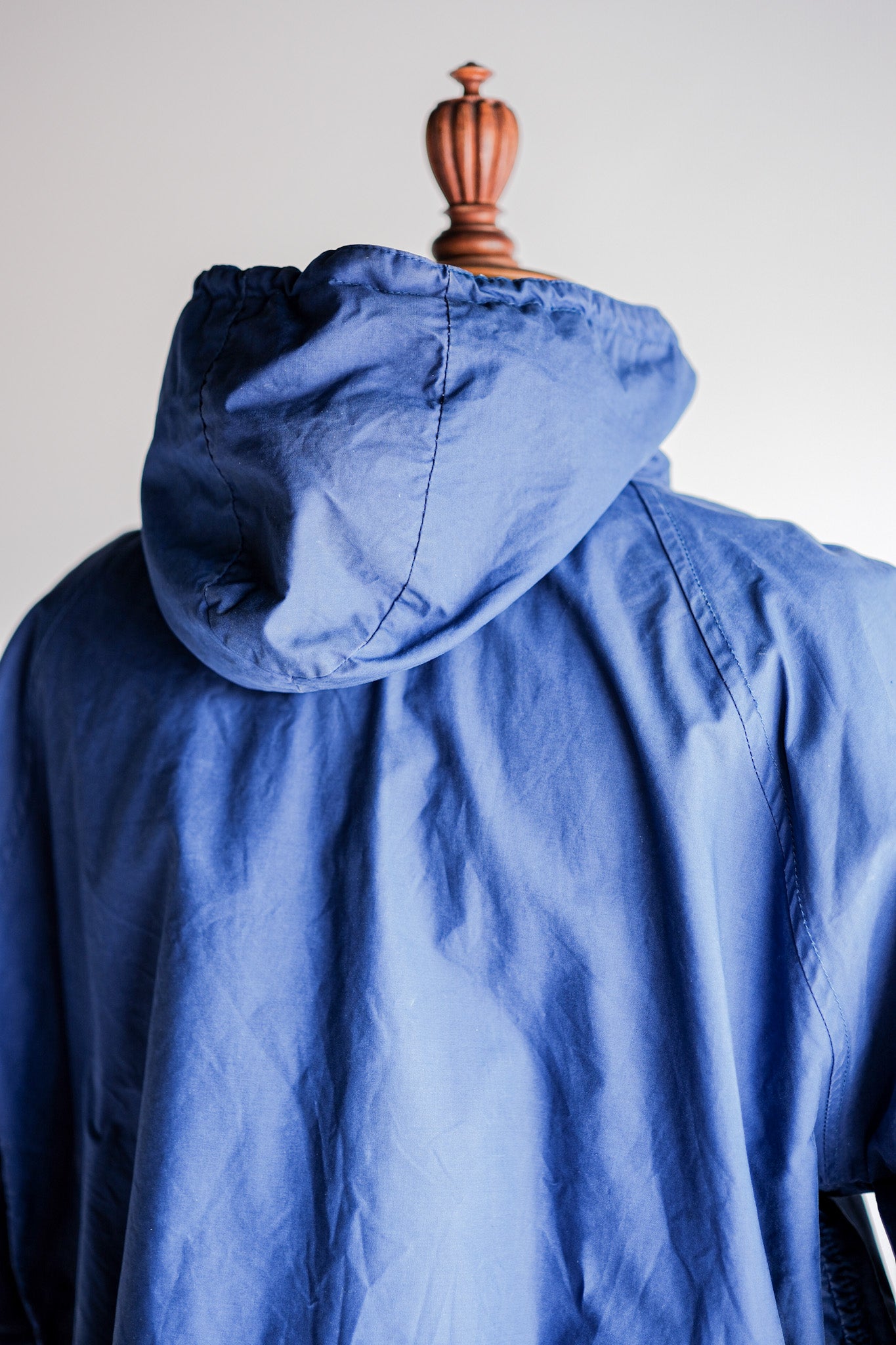 【~60's】British Vintage Blue Ventile Smock Size.LARGE "Blacks Of Greenock"