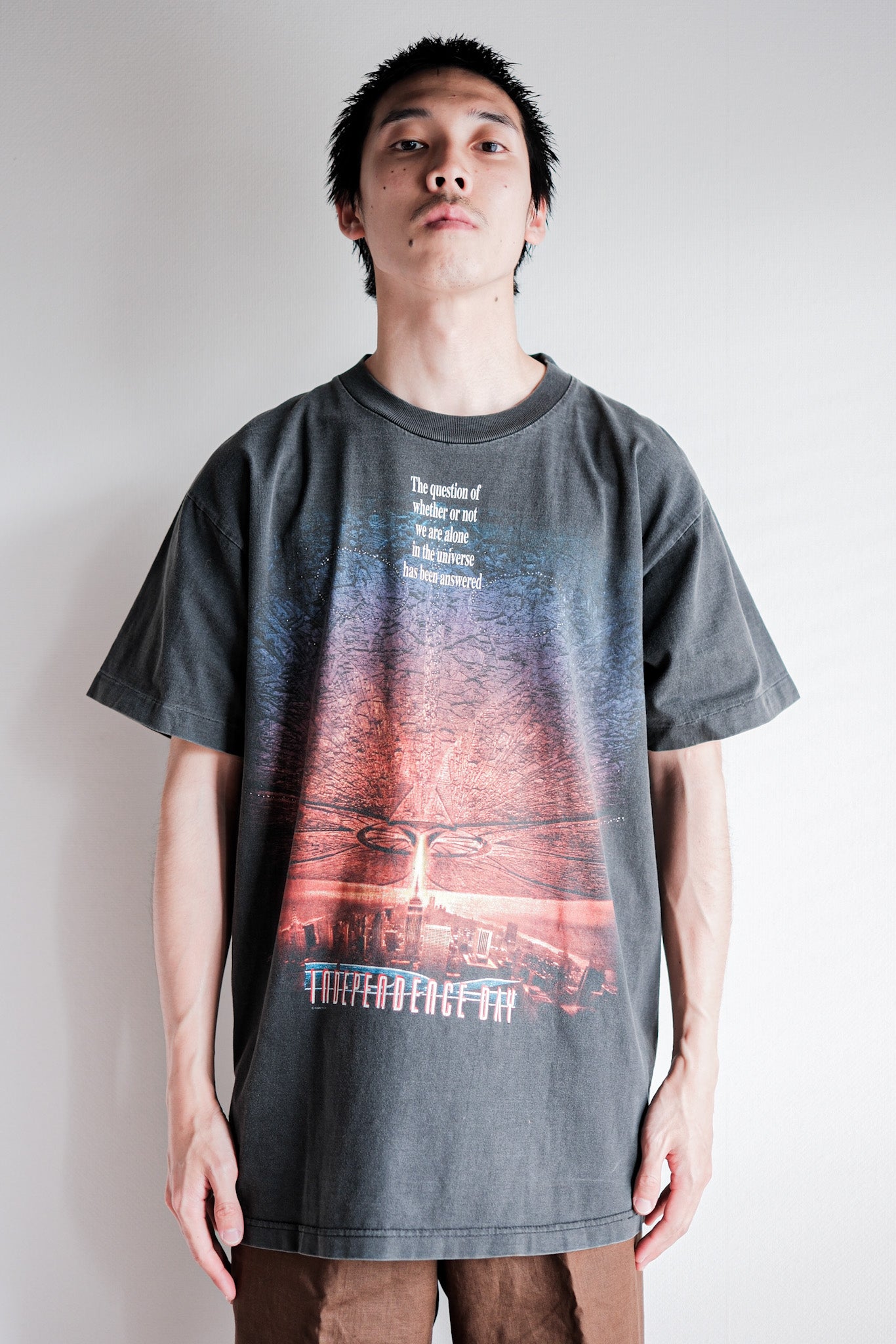 【~90's】Vintage Movie Print T-shirt Size.L "Independence Day"