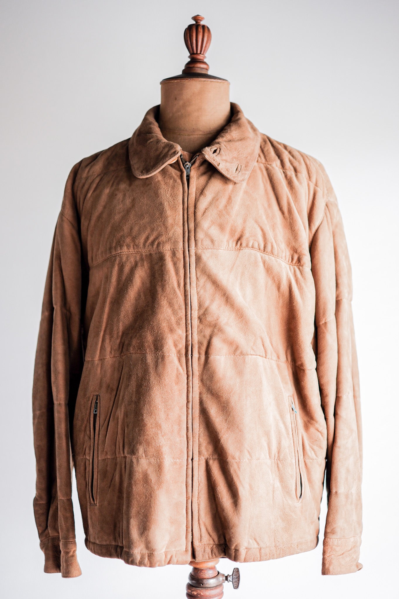 【~80's】Old GIORGIO ARMANI Suede Leather Jacket