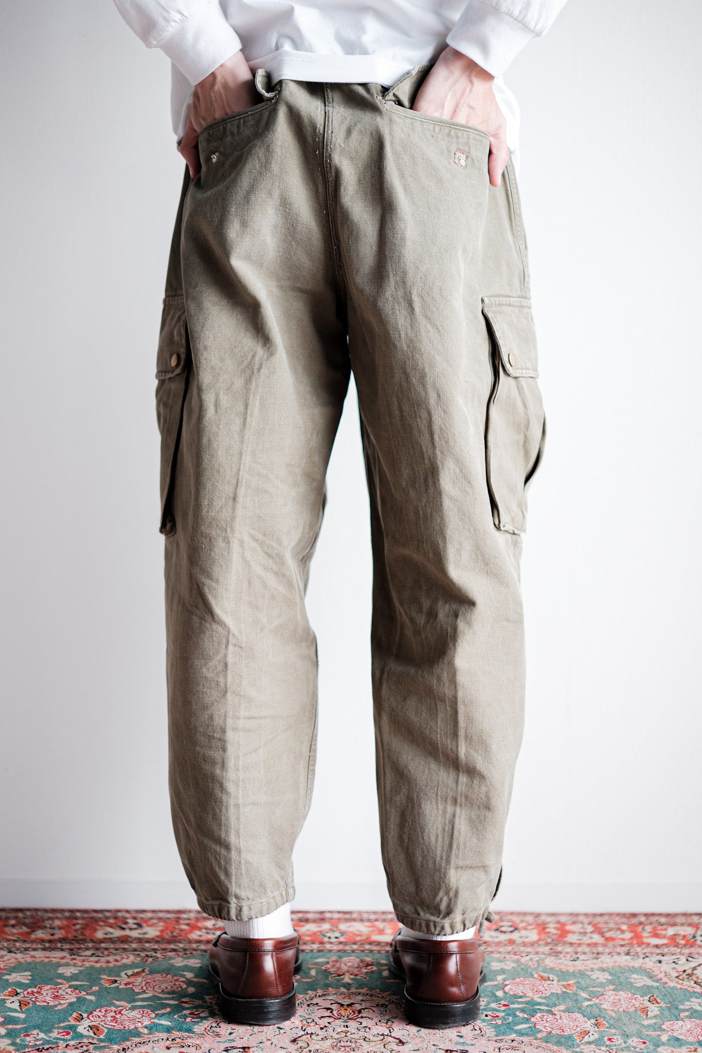 【~40's】French Army TAP47 Paratrooper Trousers "1st Type"
