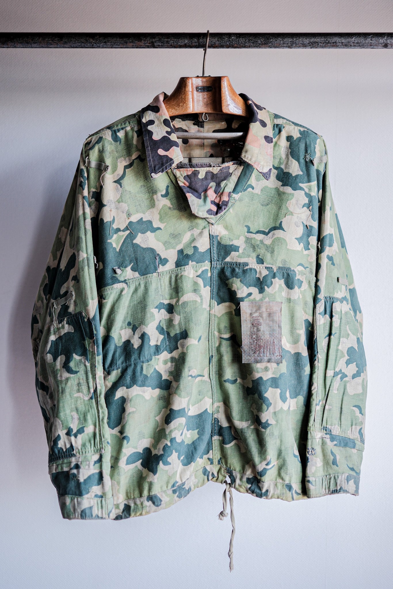 【~50's】Czechoslovakian Army Dubaky Camouflage Reversible Smock