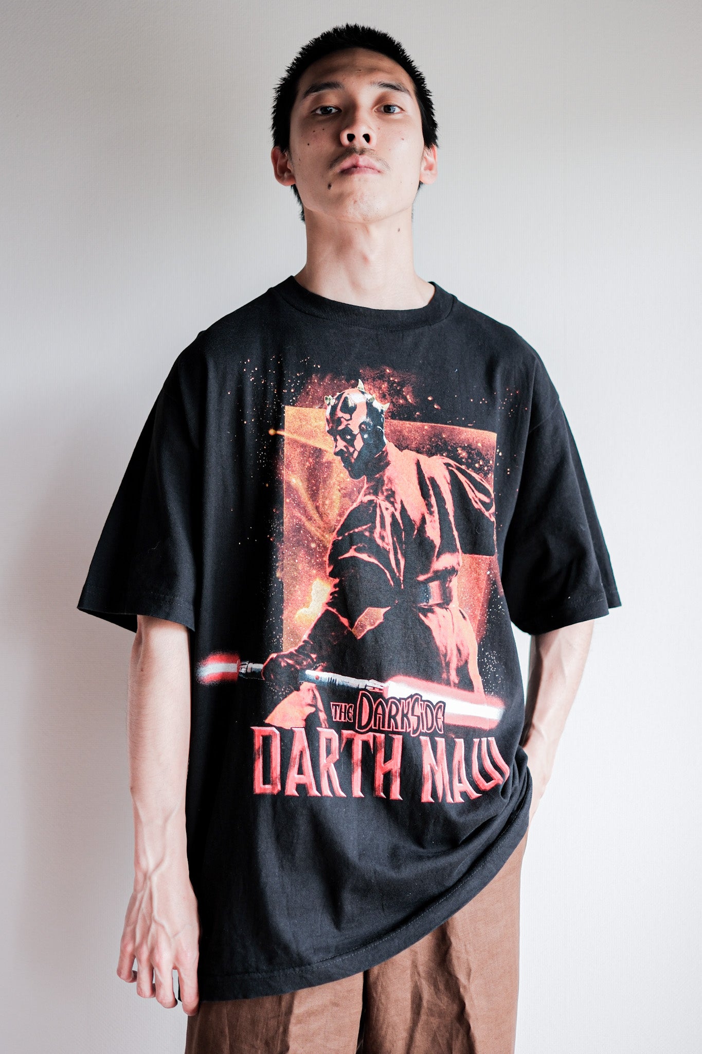 【~90's】Vintage Movie Print T-shirt Size.L "Star Wars Episode I" "Made in U.S.A."