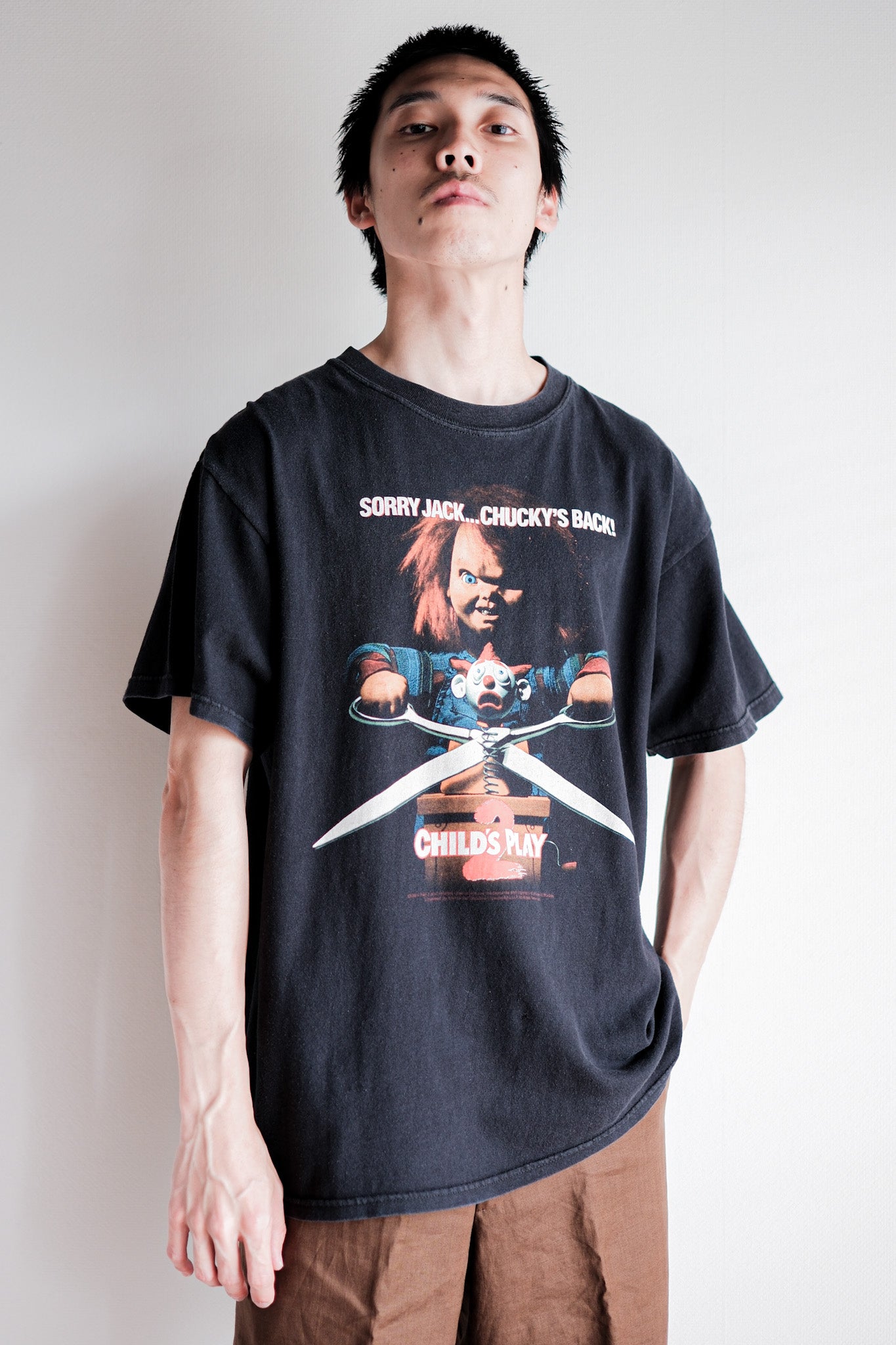 【~00's】Vintage Movie Print T-shirt Size.L "Child's Play 2"