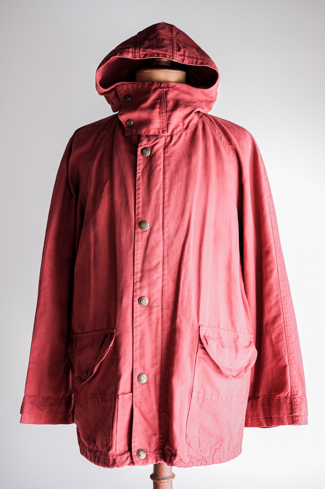 【~80’s】Old C.P.Company Garment Dyed Cotton Linen Parka Size.48