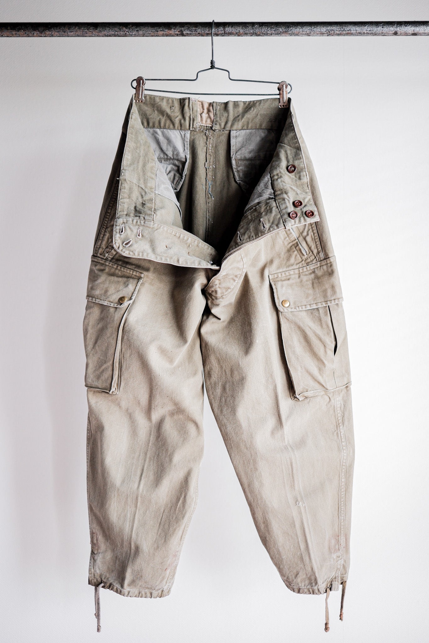 【~40's】French Army TAP47 Paratrooper Trousers "1st Type"