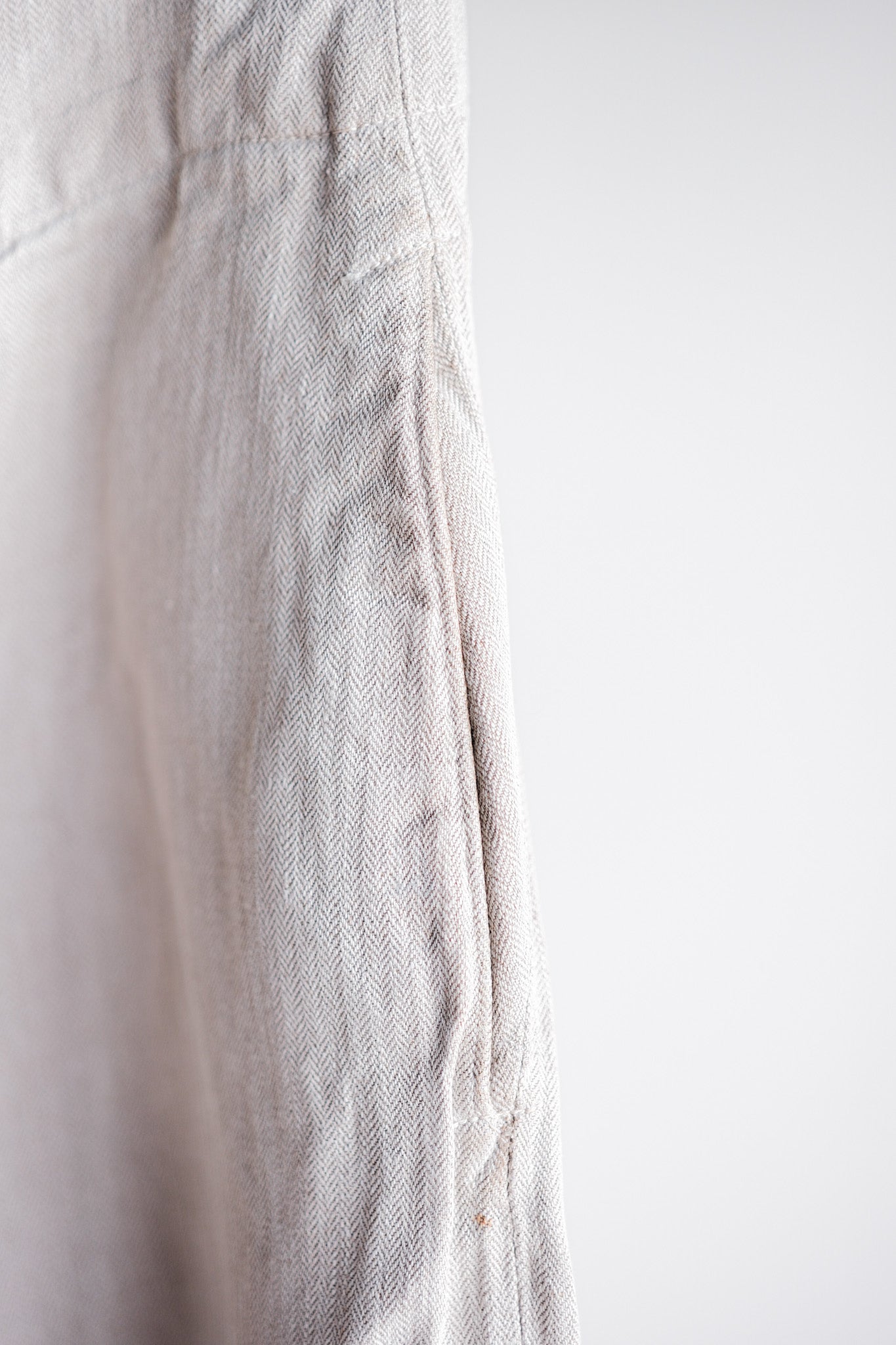 【~40's】WW2 German Army Drillich HBT Linen Trousers