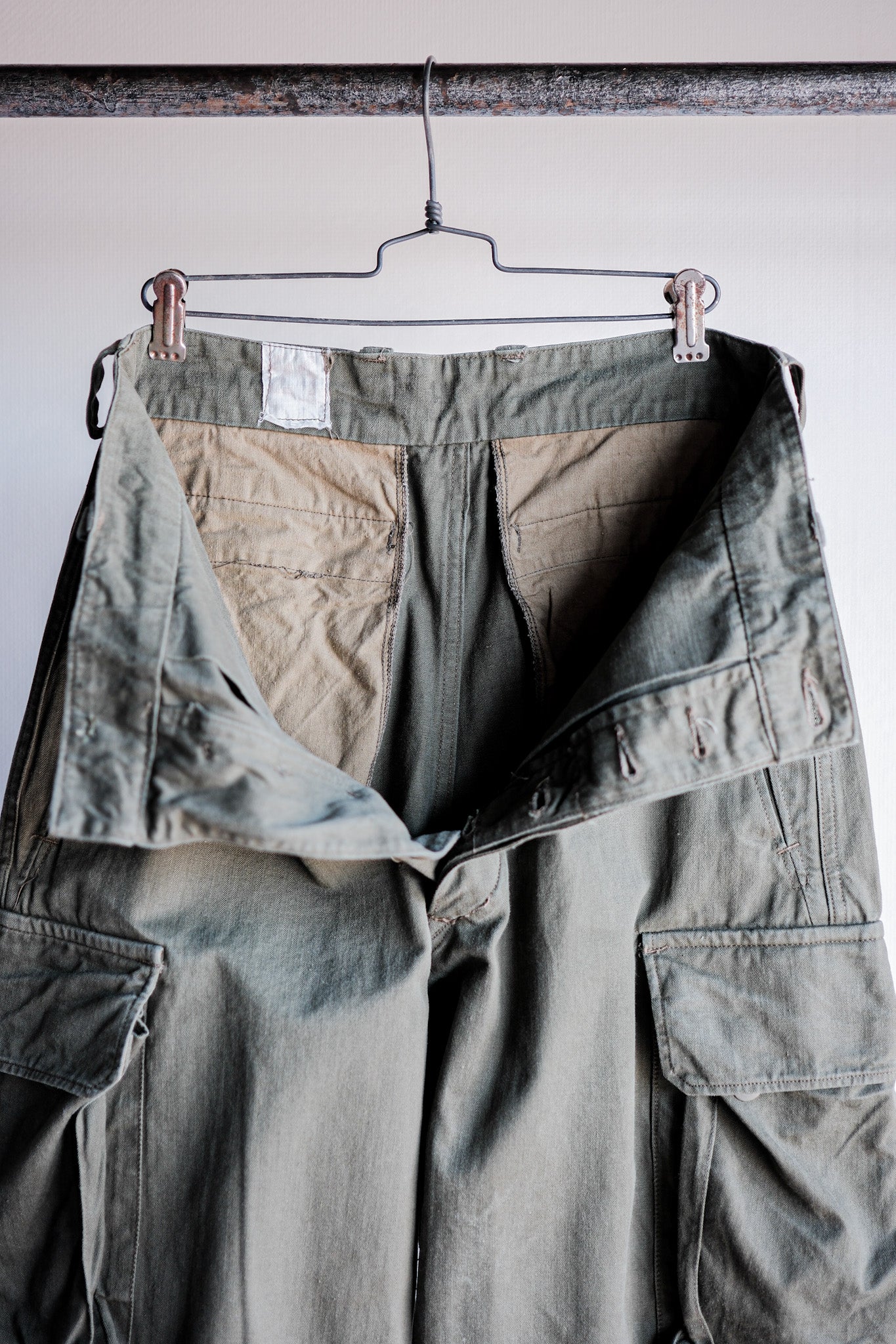 【~60's】French Army M47 Field Trousers Size.21