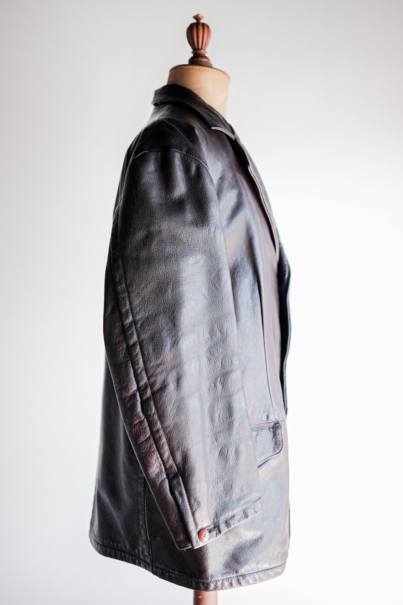 【~80’s】Old C.P.Company Leather Jacket Size.48