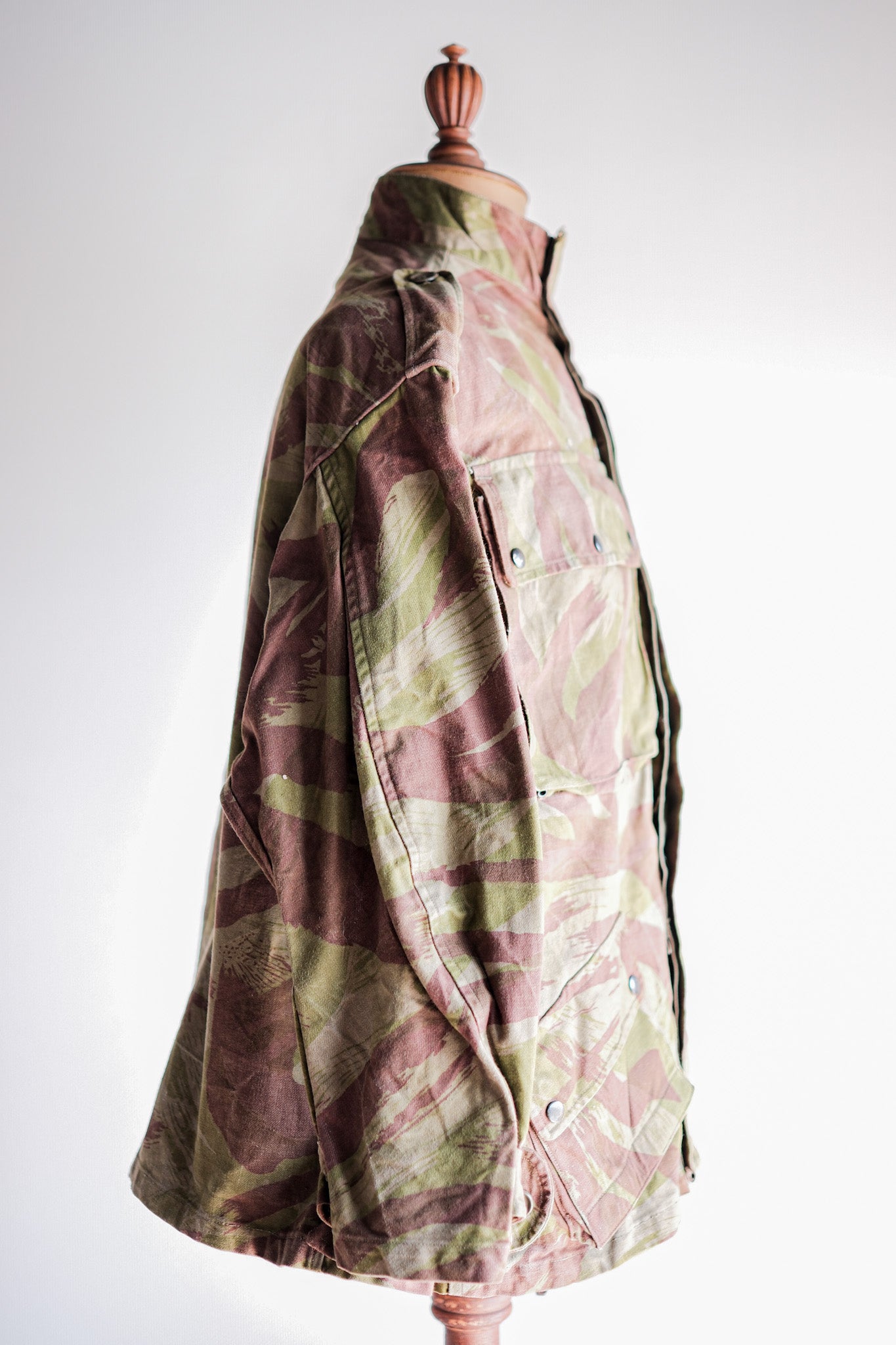 【~50's】French Army TAP47/52 Lizard Camouflage Paratrooper Jacket
