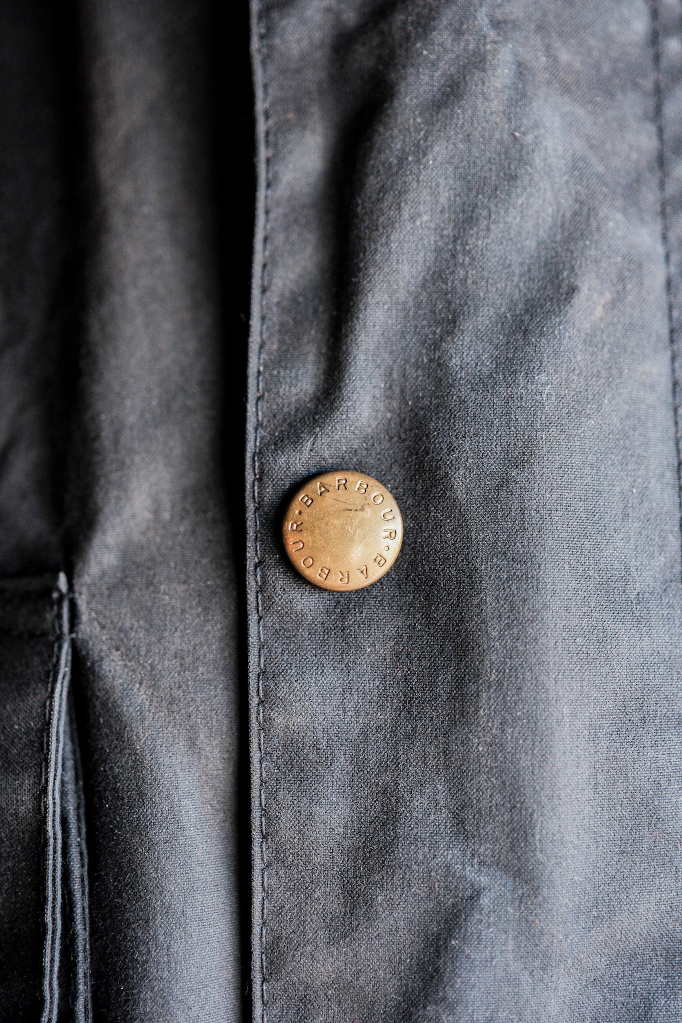 【~90's】Vintage Barbour "BEACON JACKET" 3 Crest "Unusual Lining"