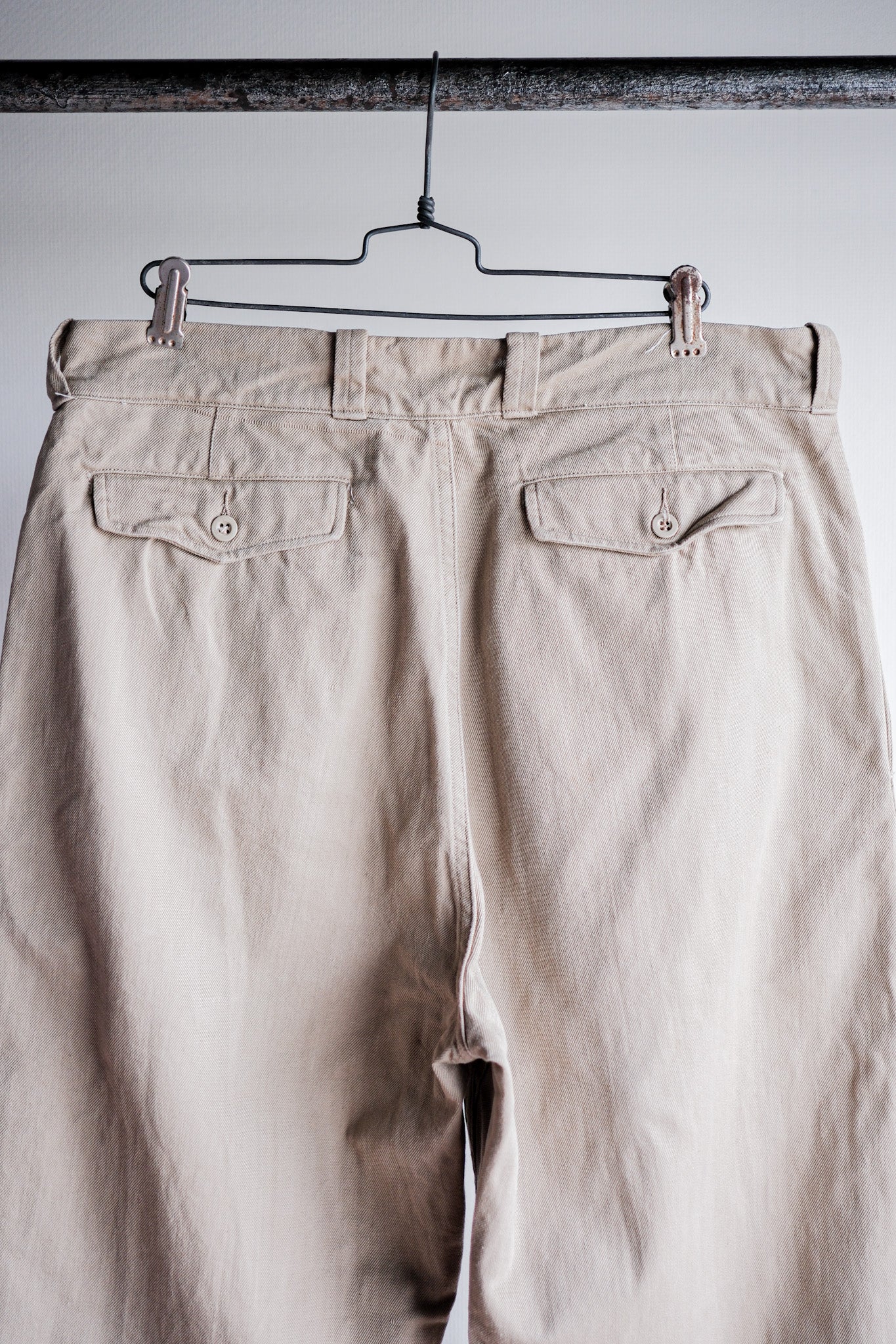 【~60's】French Army M52 Chino Trousers Size.23