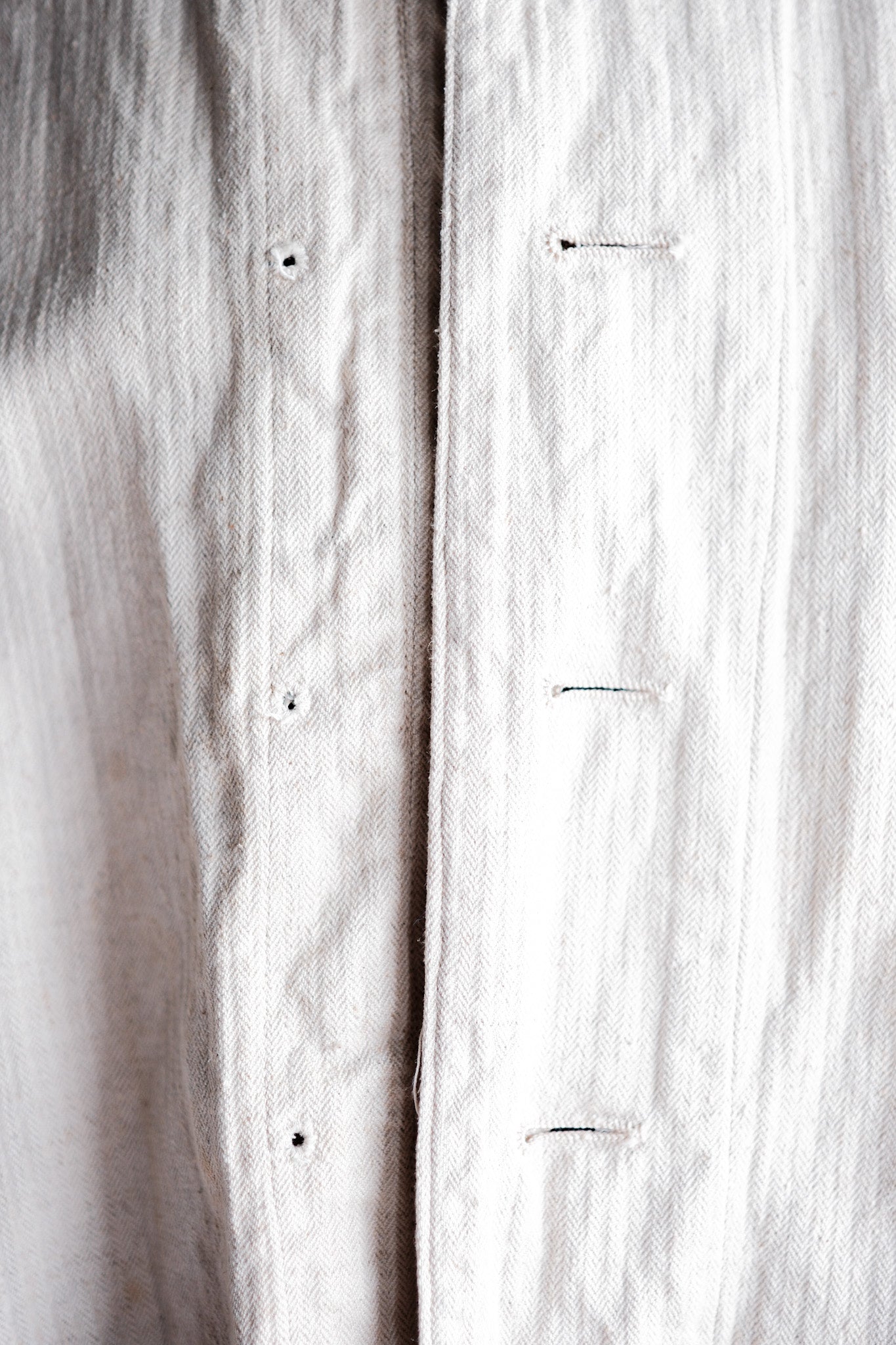 【~40's】German Air Force Drillich HBT Linen Jacket "Luftwaffe"