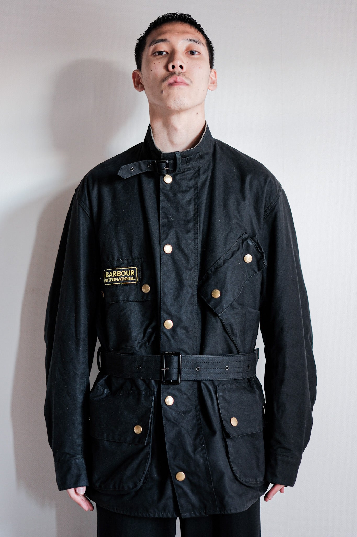 【~90's】Vintage Barbour "INTERNATIONAL SUIT" 3 Crest Size.44