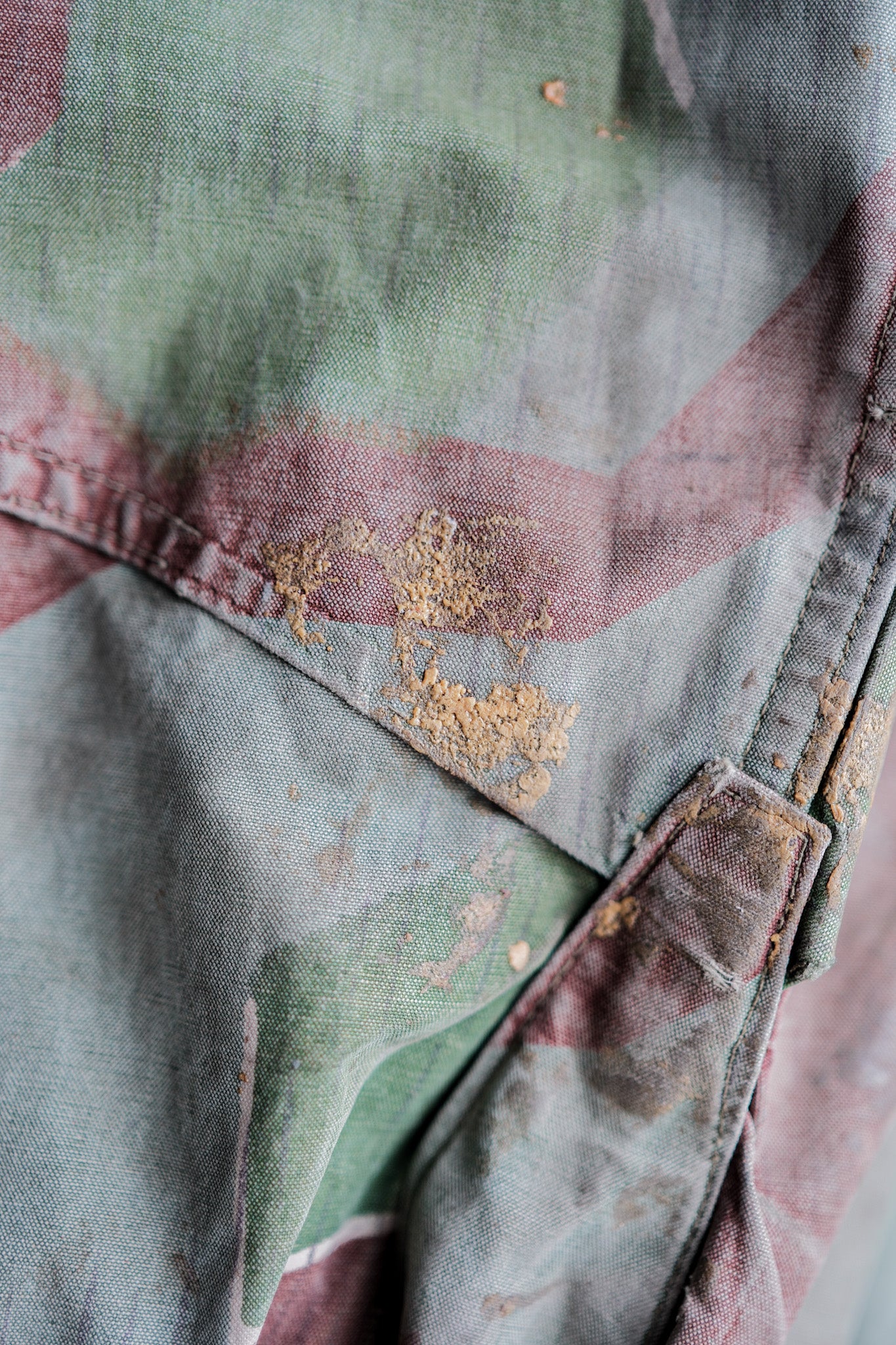 【~50's】German Army Splinter Camouflage Paratrooper Jacket