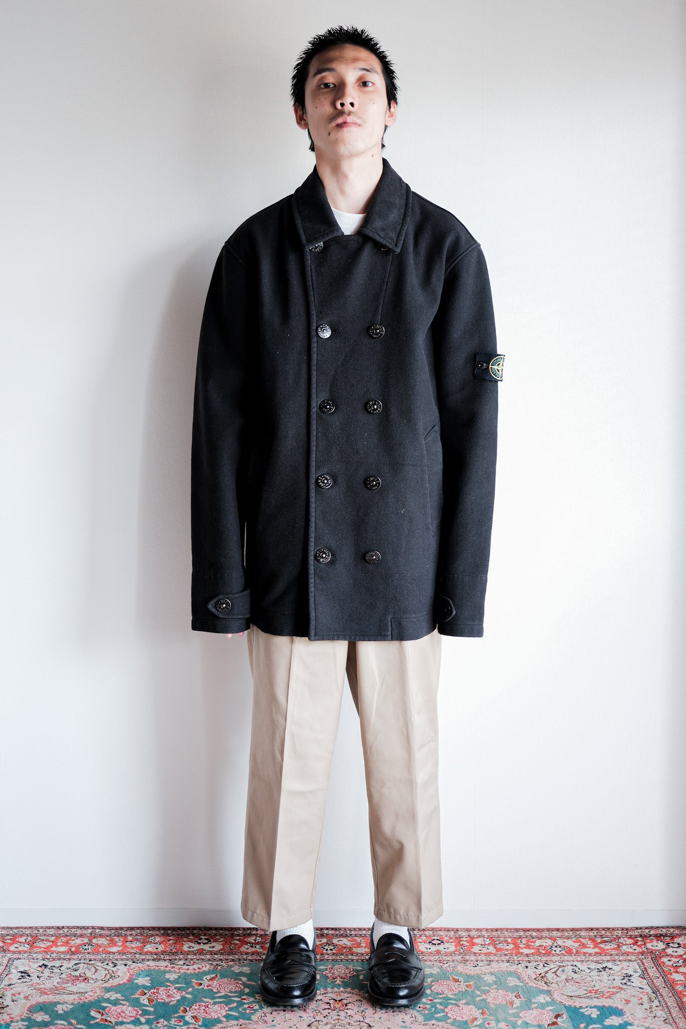 【06AW】Old STONE ISLAND Double Breasted Wool Jacket Size.L