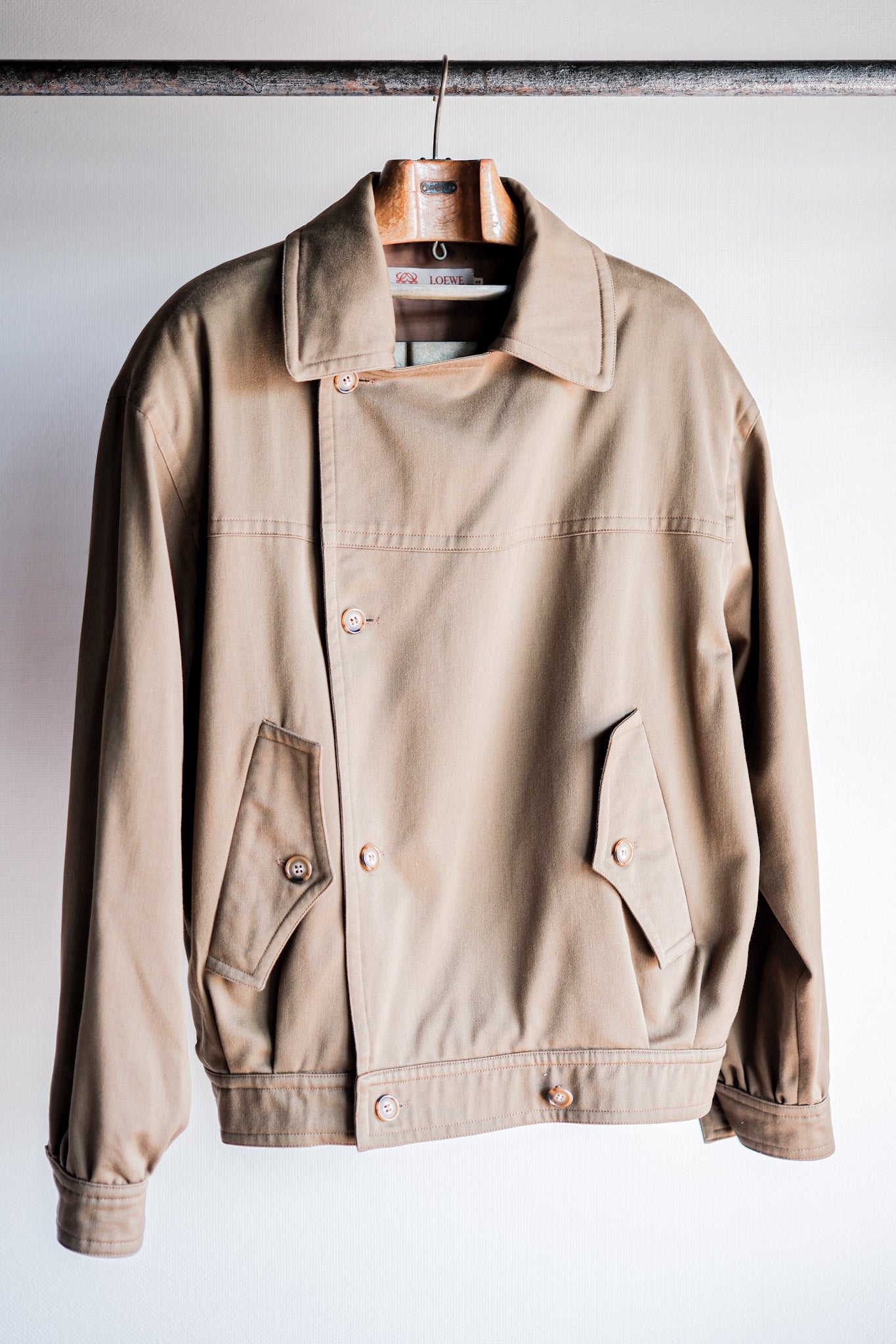 【~80’s】Old LOEWE Cotton Blouson Size.52