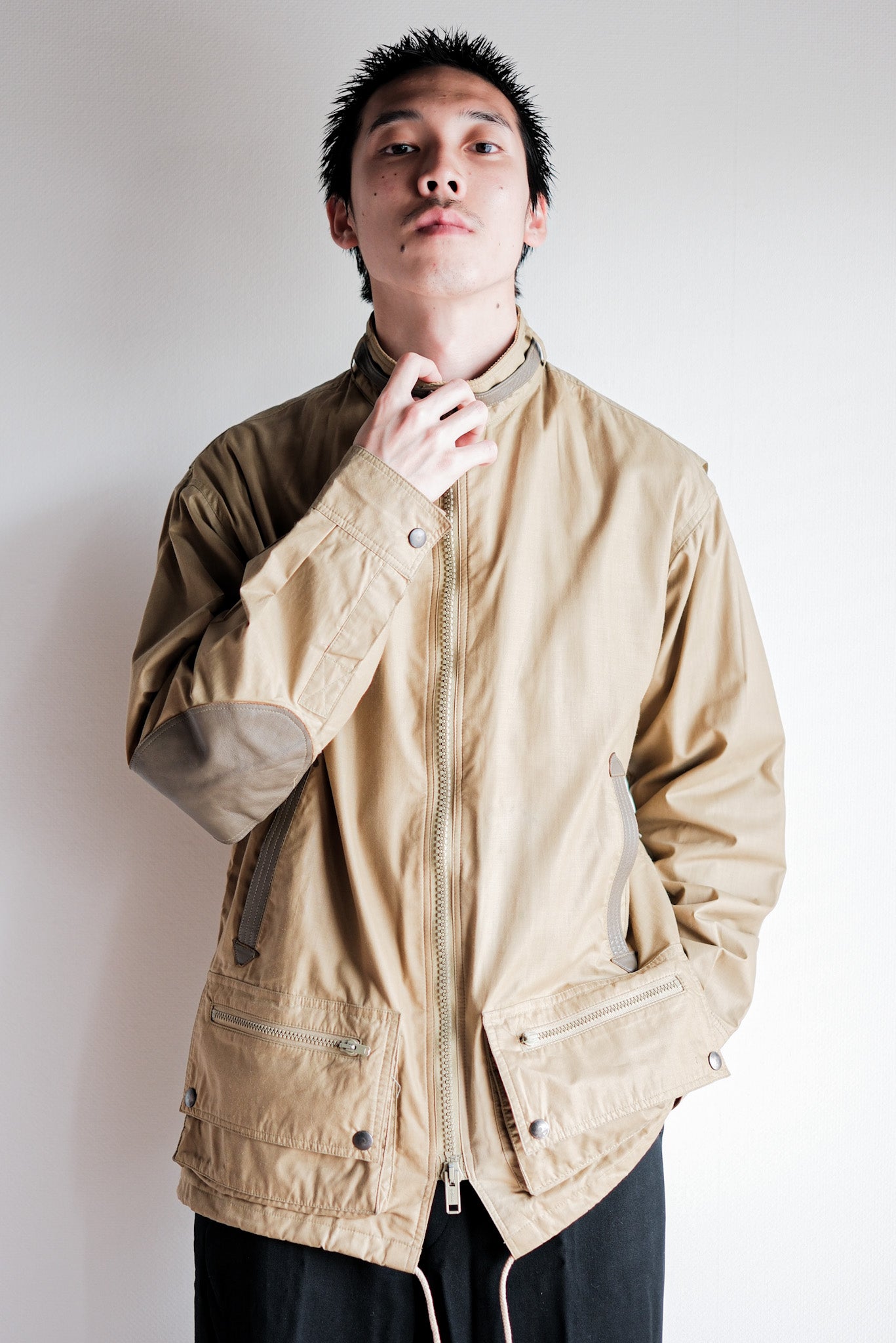 【~80's】French Vintage Hunting Jacket Size.46 "L'ESQUIMAU INTERNATIONAL"