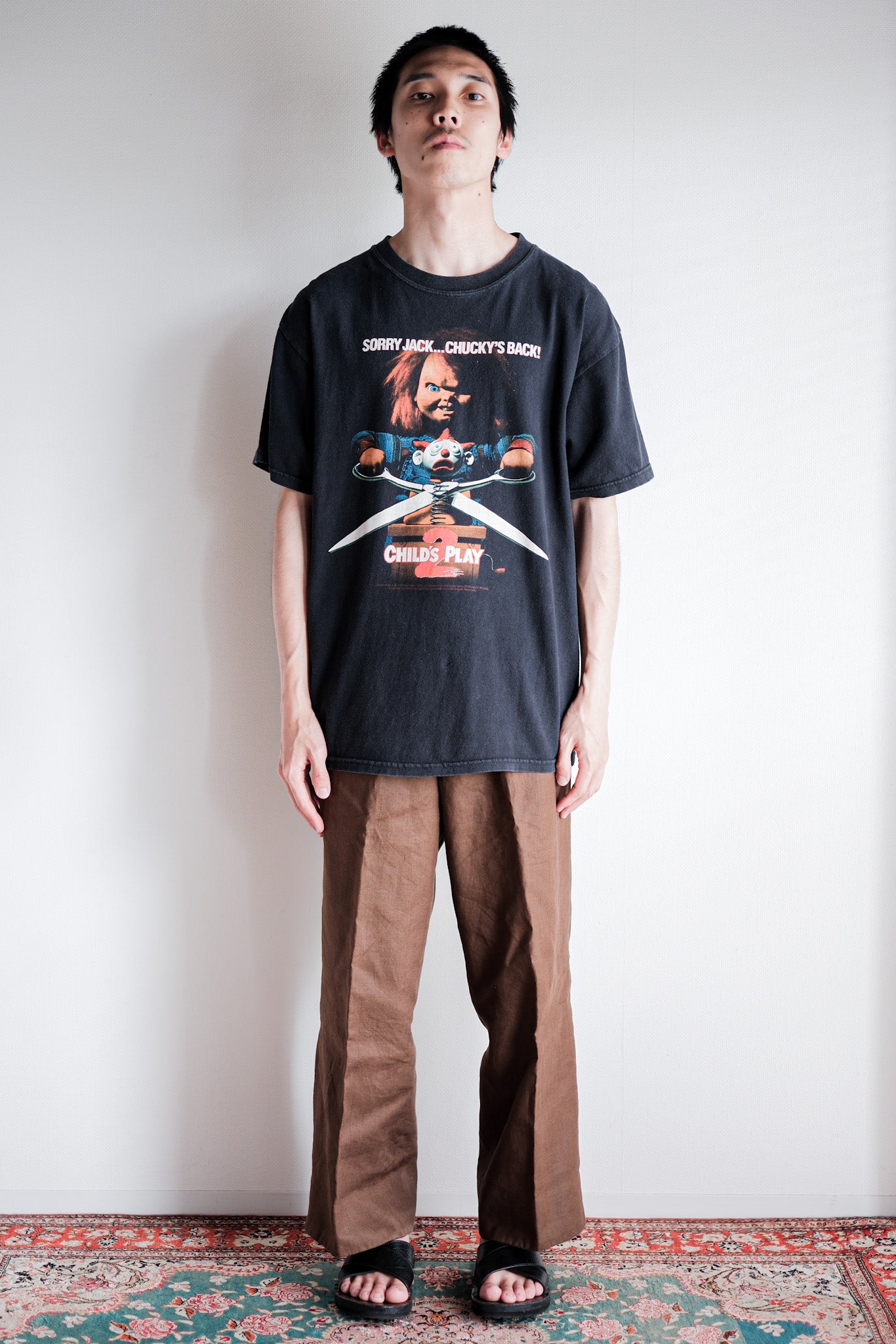 【~00's】Vintage Movie Print T-shirt Size.L "Child's Play 2"