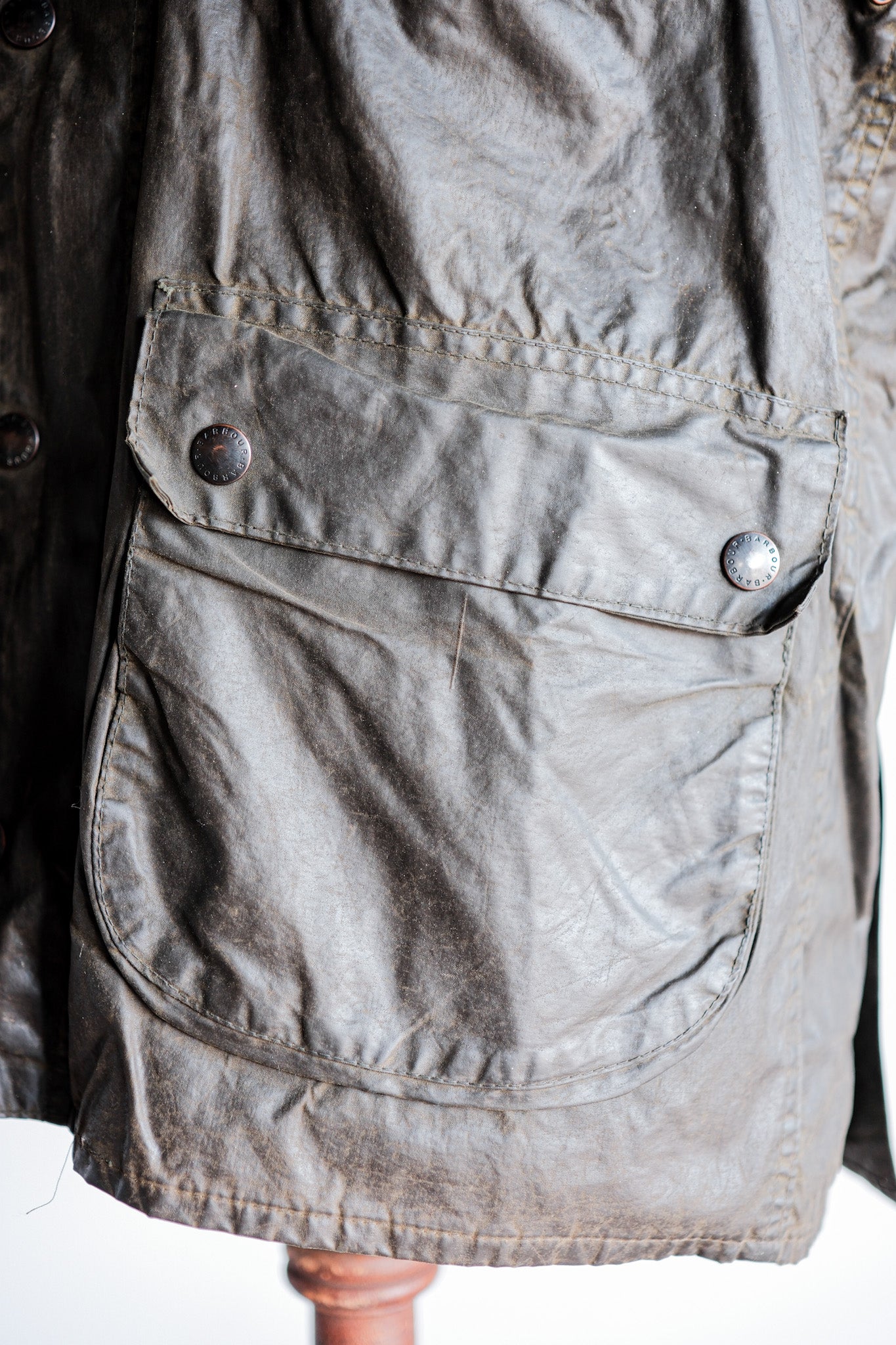 【~80’s】Vintage Barbour "BEDALE" 2 Crest Size.38 "4 Pockets"