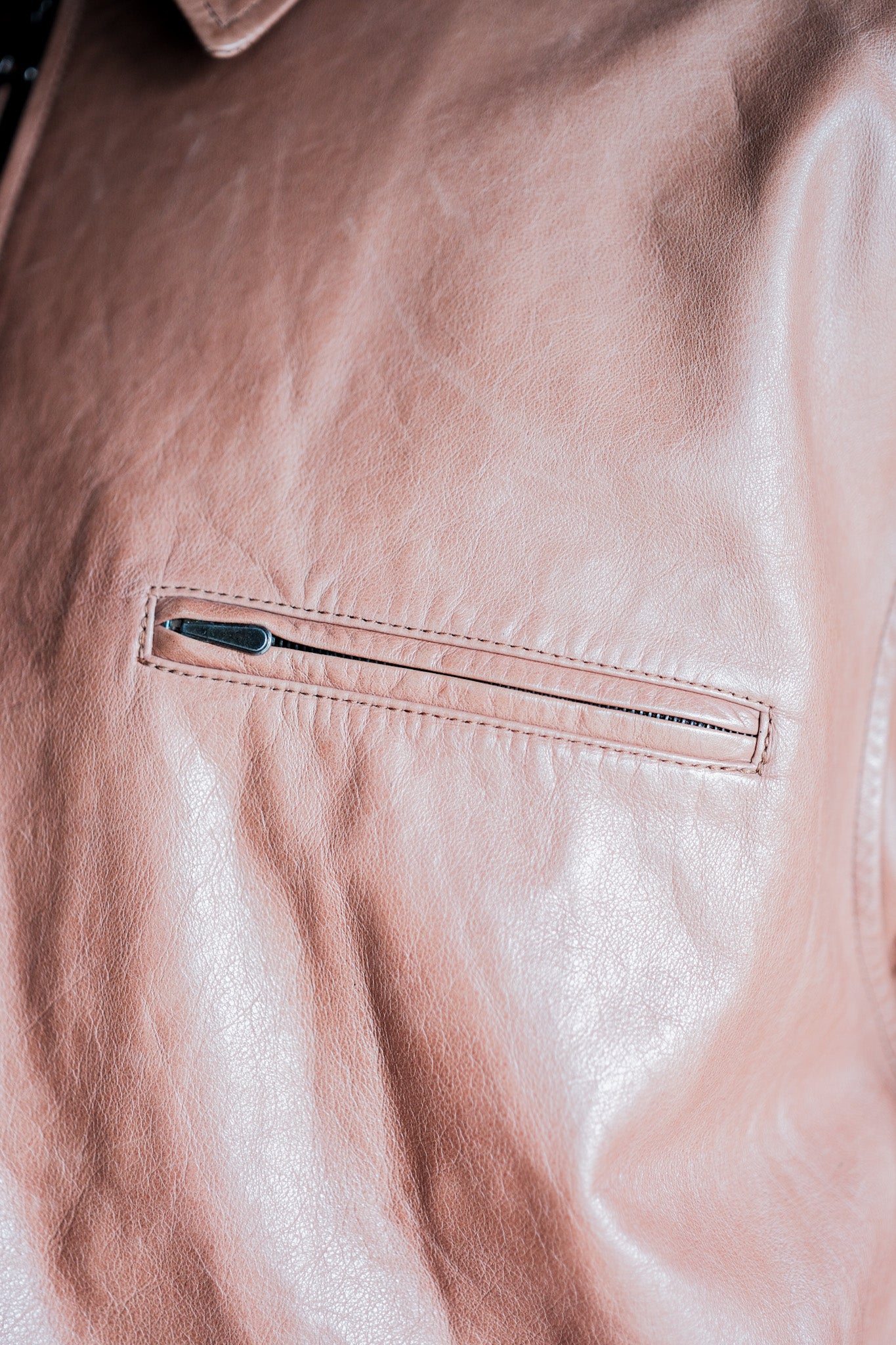 【~90’s】Old JIL SANDER Leather Jacket Size.48