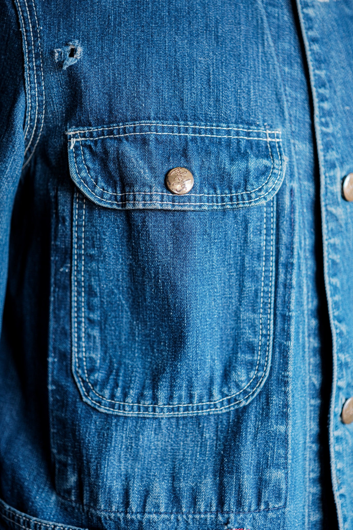 【~50's】American Vintage Denim Coverall "Sanforized"