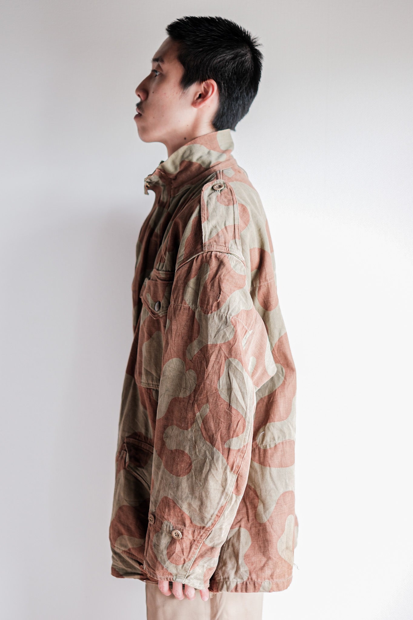 【~50's】Belgium Army Bataillon de Corée Camouflage Denison Smock