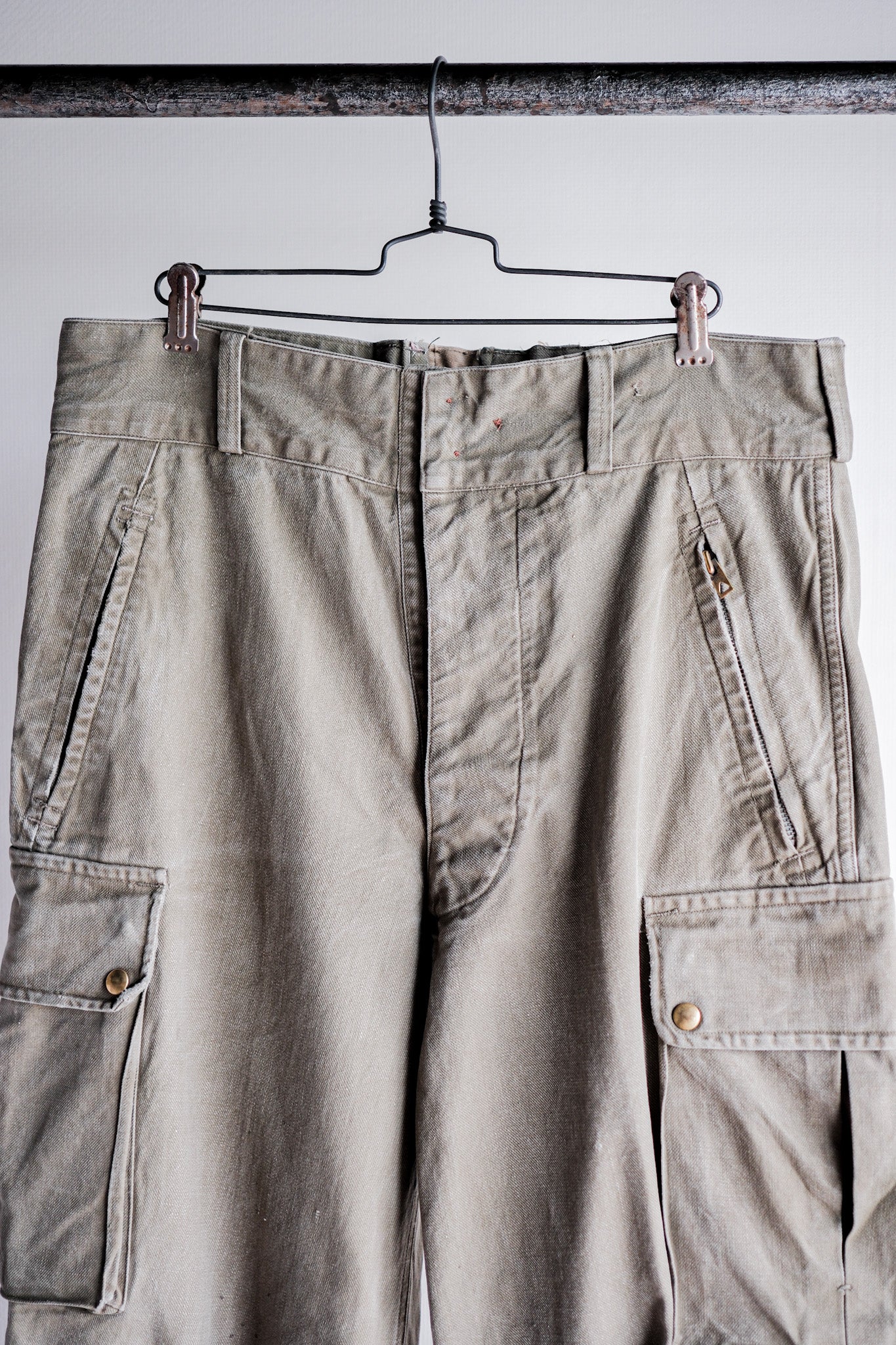 【~40's】French Army TAP47 Paratrooper Trousers "1st Type"