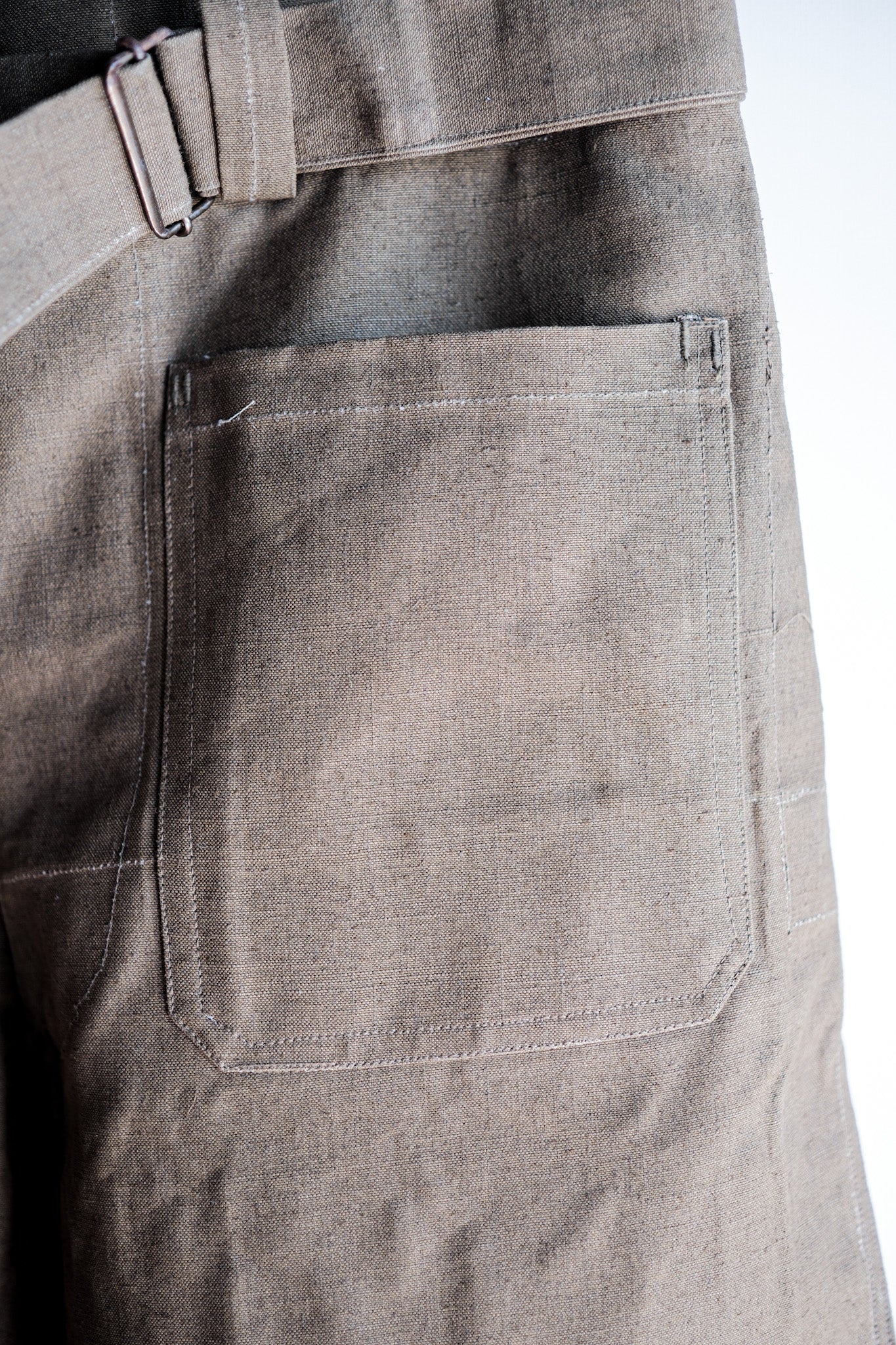 【~30's】French Army M35 Motorcycle Pants "Linen Type" "Dead Stock"