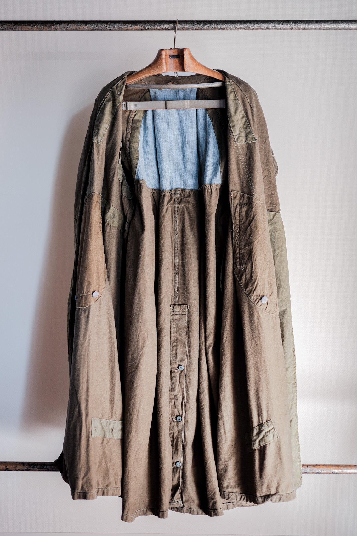 【~40's】WWⅡ German Afrika Korps Tropical Motorcycle Coat "DAK"