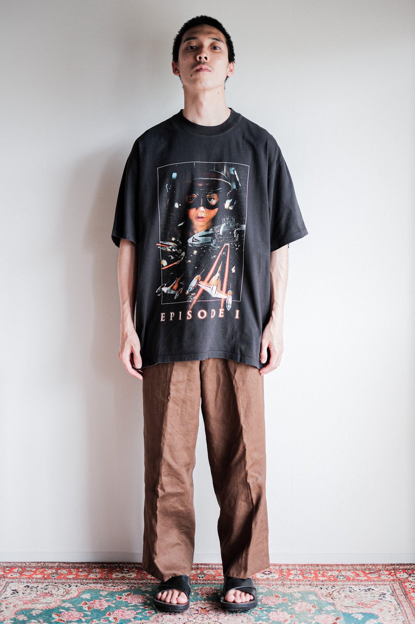 【~90's】Vintage Movie Print T-shirt Size.XL "Star Wars Episode I"