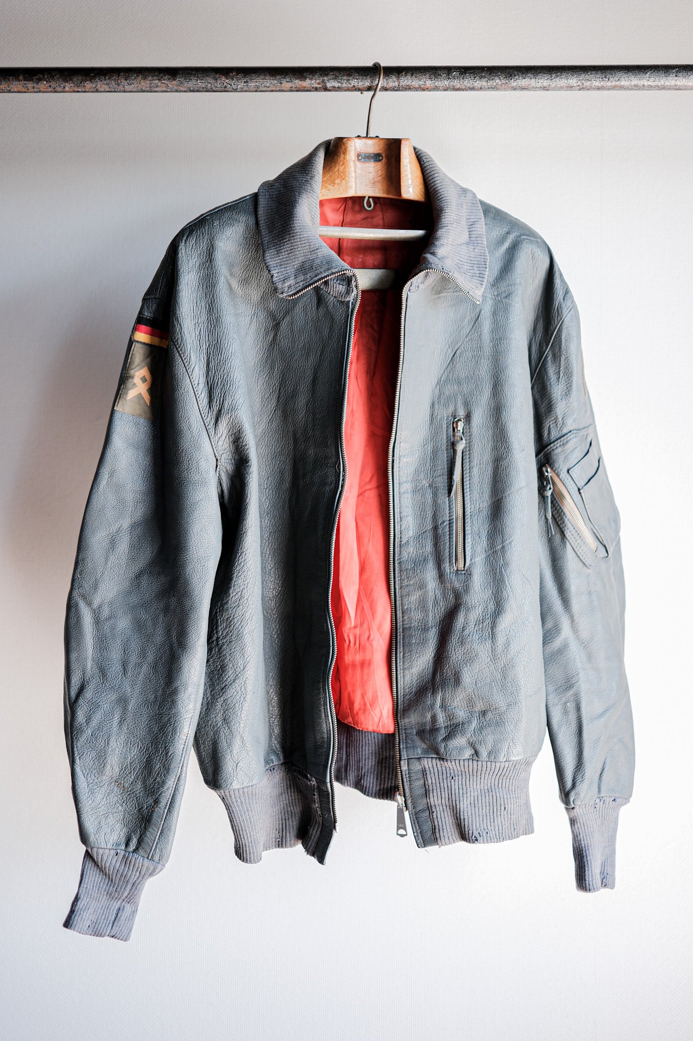 【~60’s】West German Air Force Pilot Leather Jacket