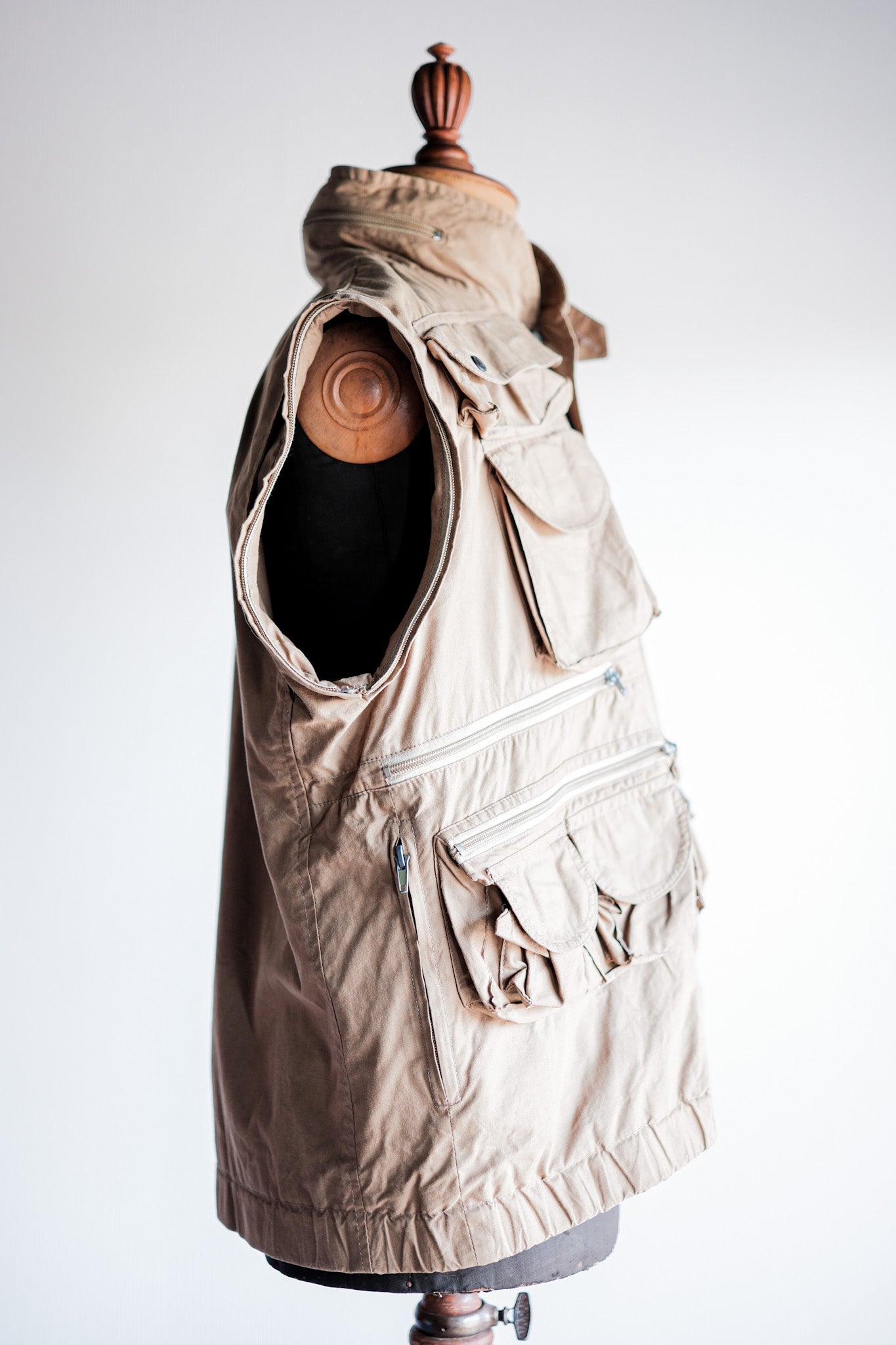 【~90's】Old Renoma Paris Multi Pocket Photographer Vest Size.48/50