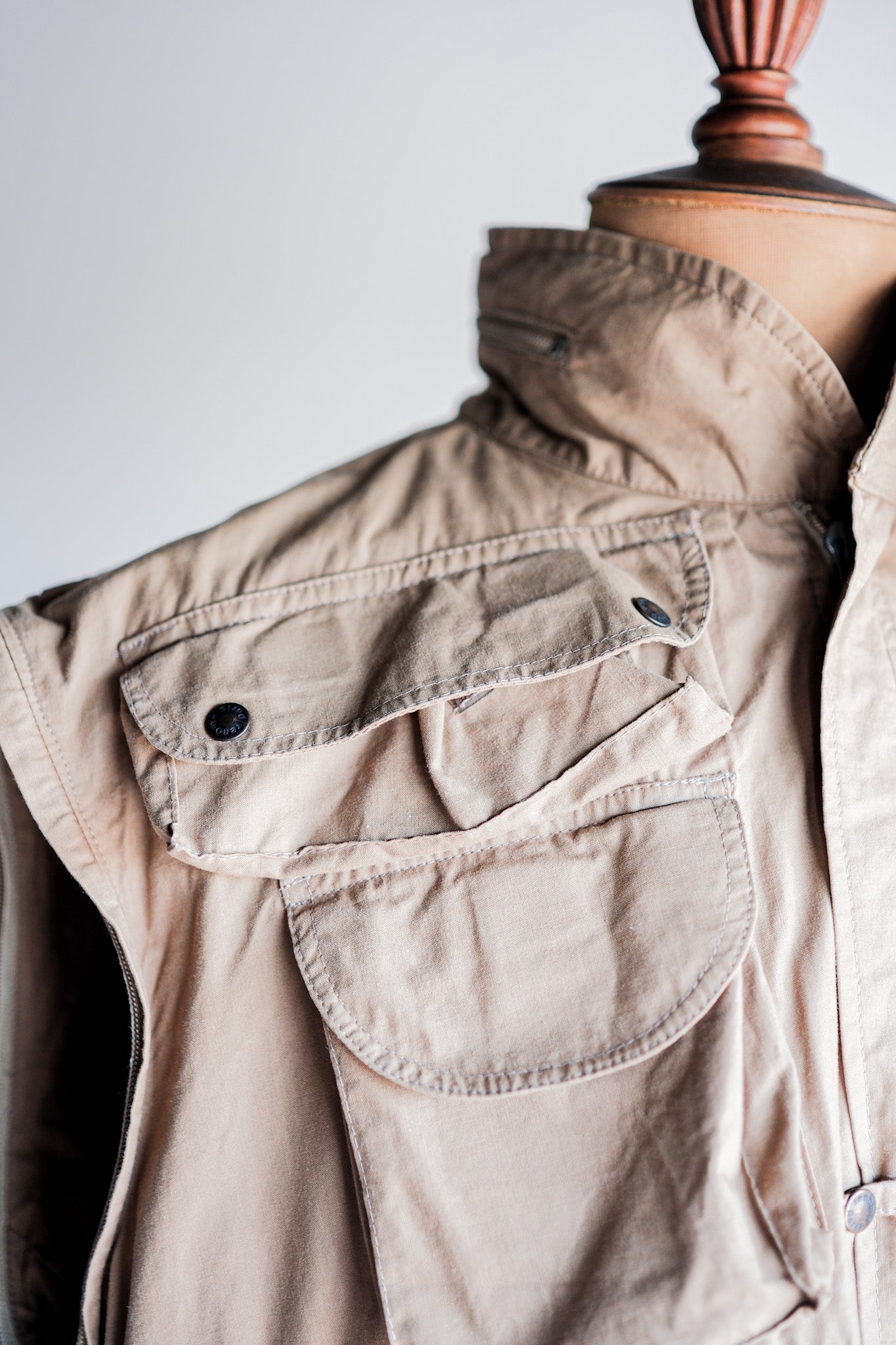 【~90's】Old Renoma Paris Multi Pocket Photographer Vest Size.48/50