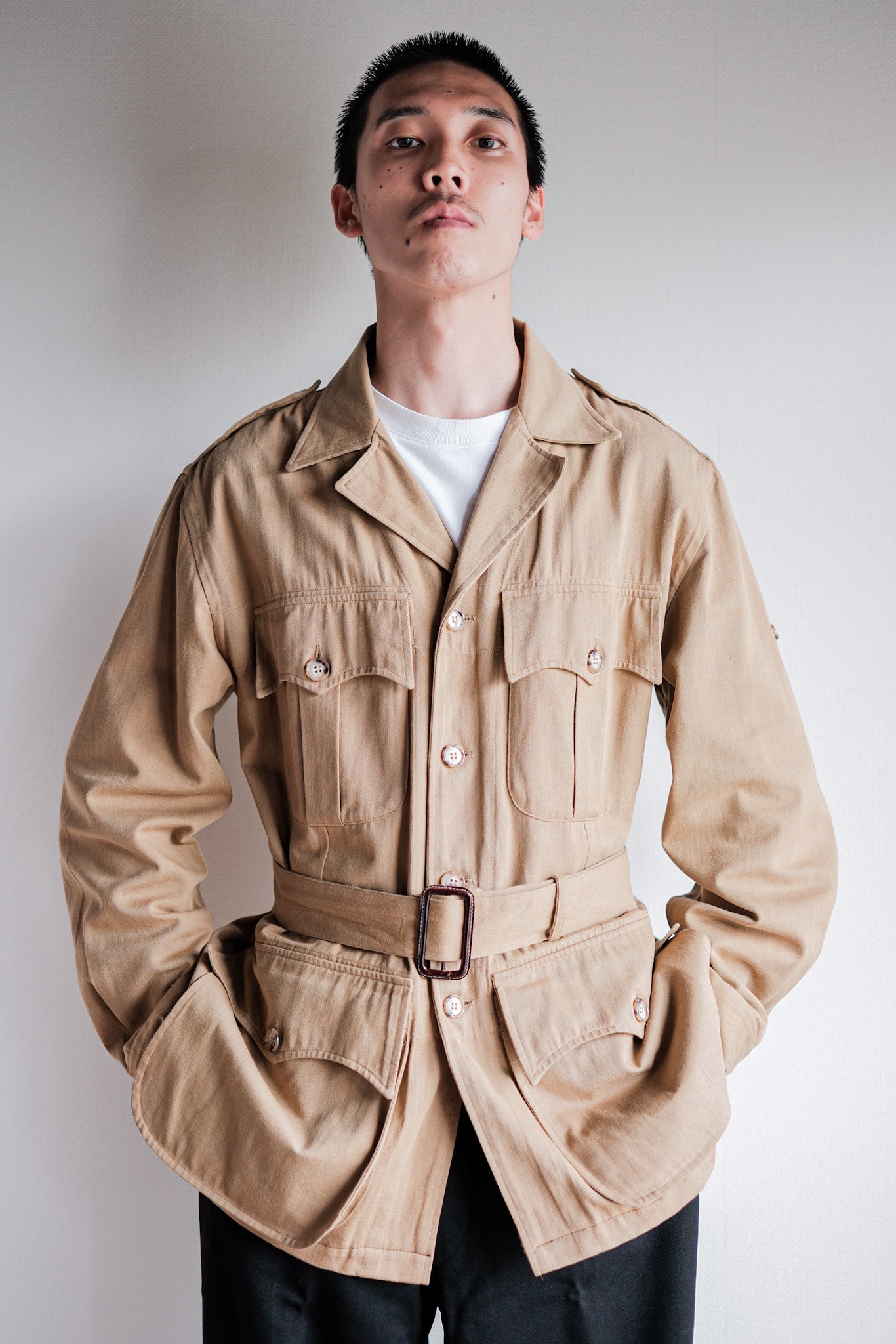 【~80's】Willis&Geiger Australian Bush Jacket Size.38 "Made in U.S.A."