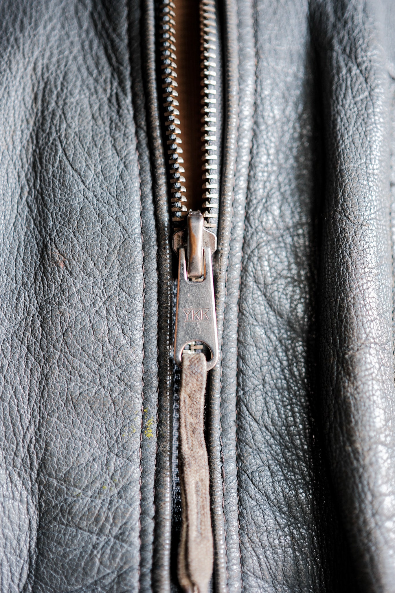 【~70’s】West German Air Force Pilot Leather Jacket Size.13