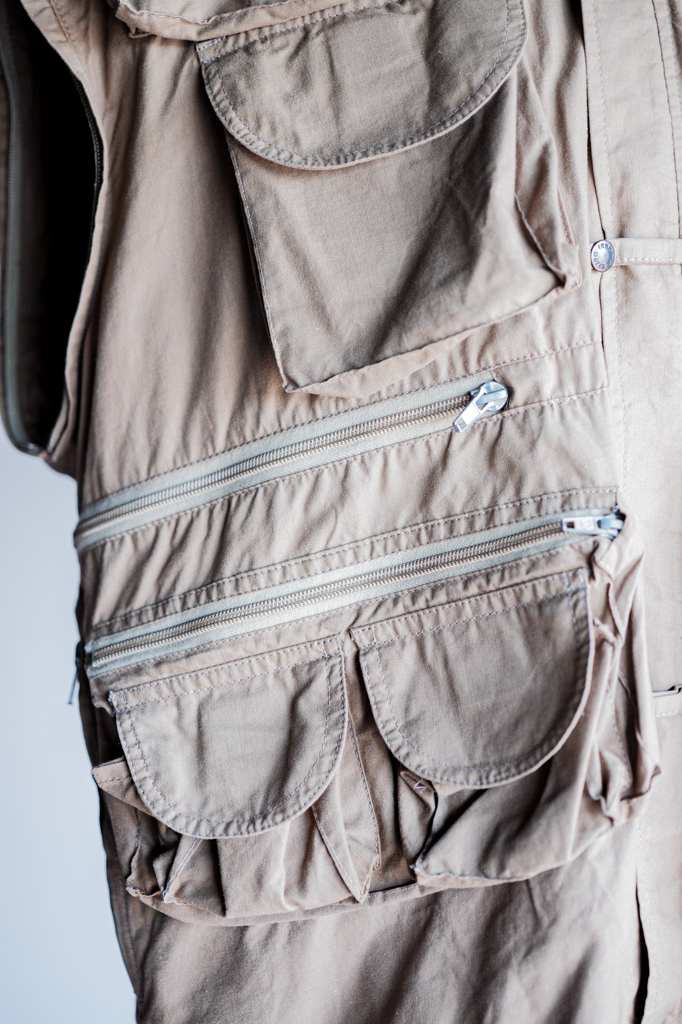 【~90's】Old Renoma Paris Multi Pocket Photographer Vest Size.48/50