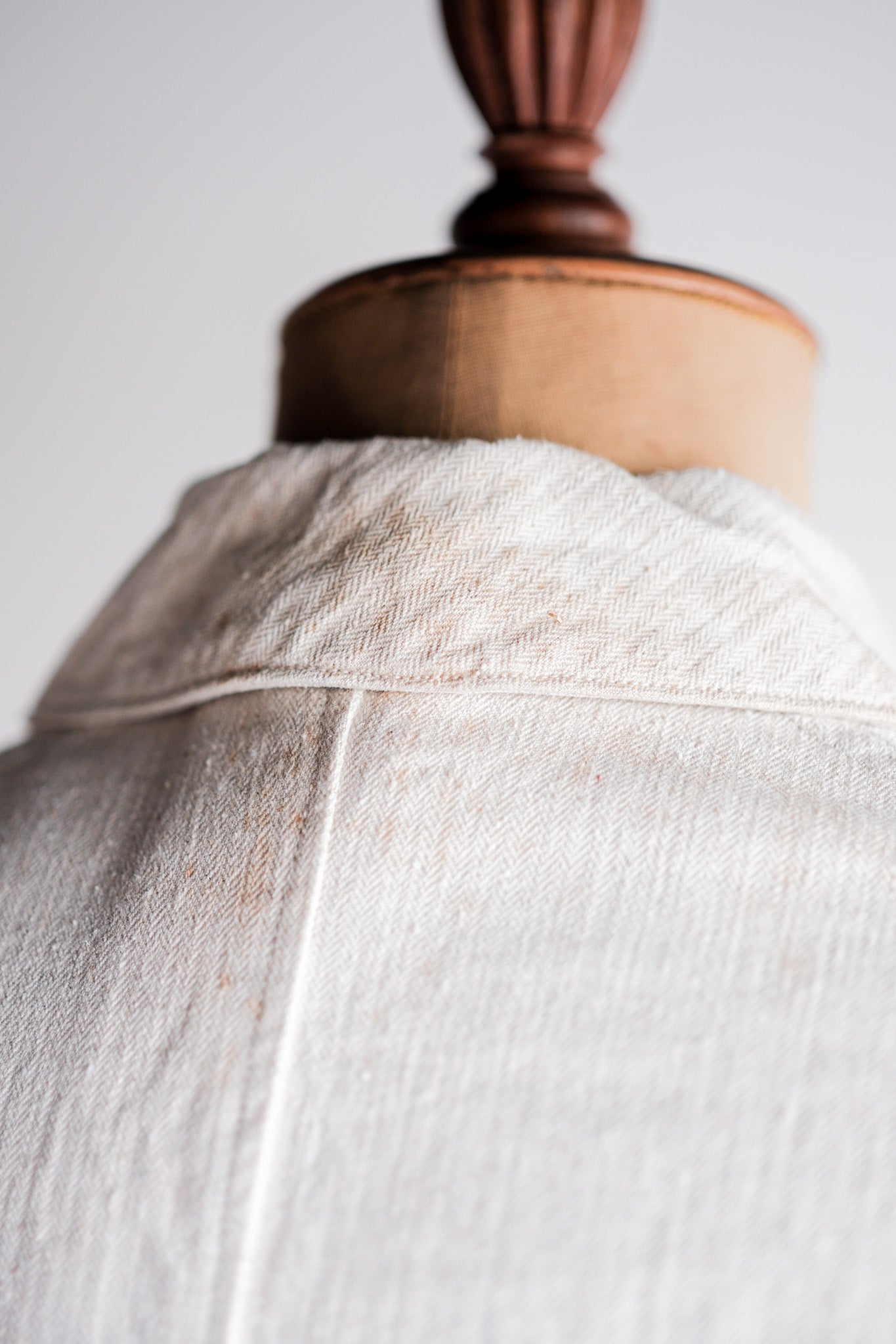 【~40's】German Air Force Drillich HBT Linen Jacket "Luftwaffe"