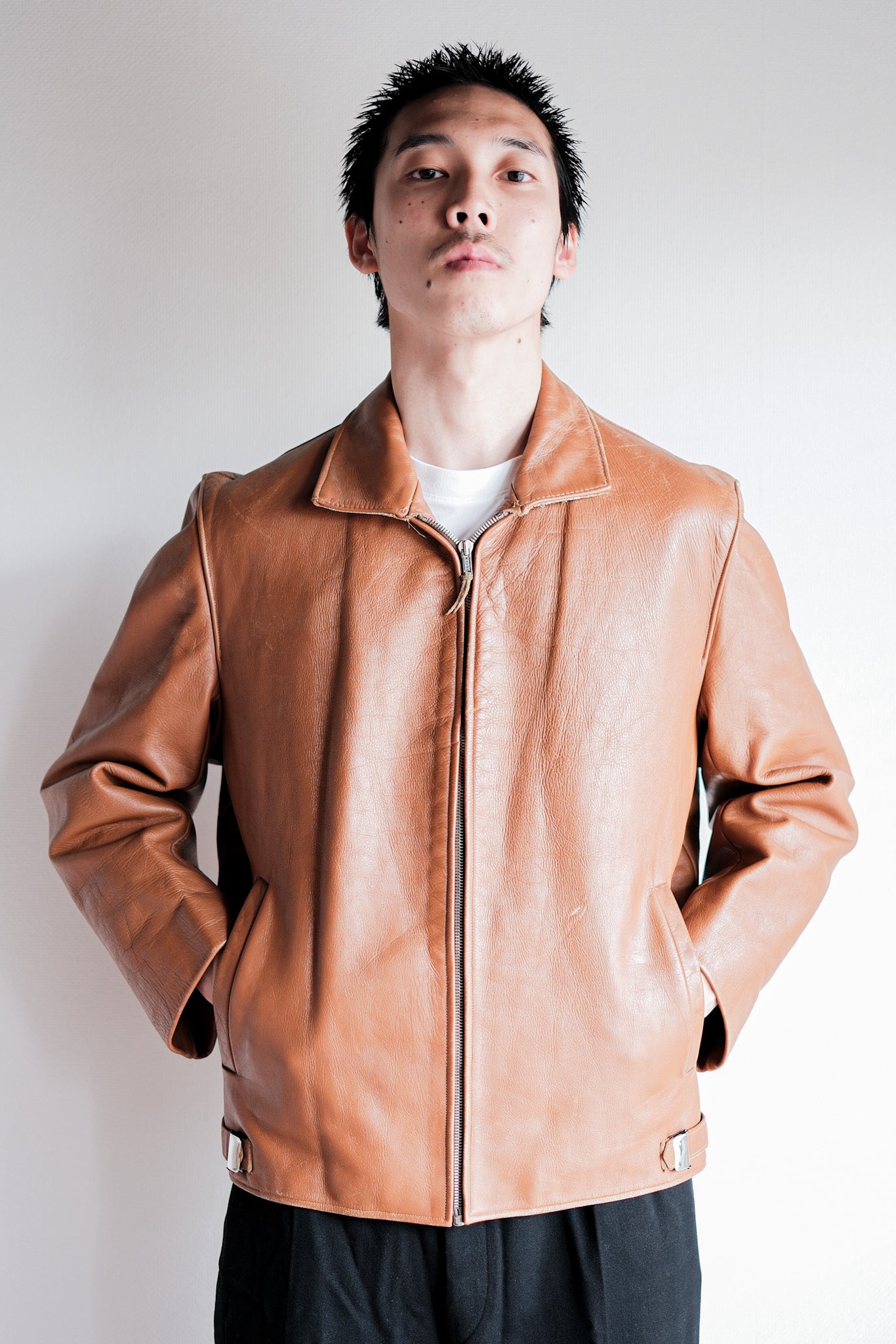 【~50’s】German Vintage Leather Jacket