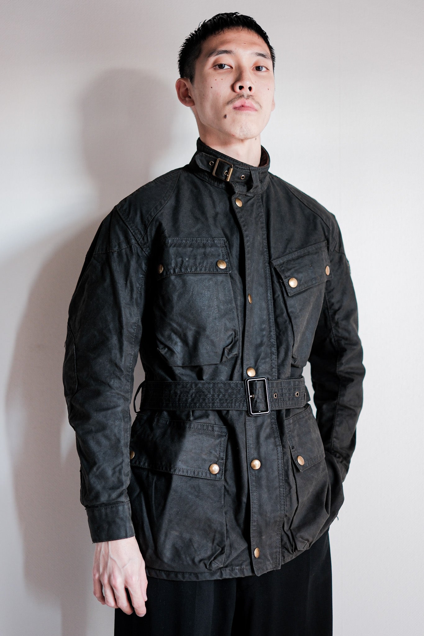 【~60's】Vintage Belstaff Waxed Jacket Size.34 "TRIALMASTER"