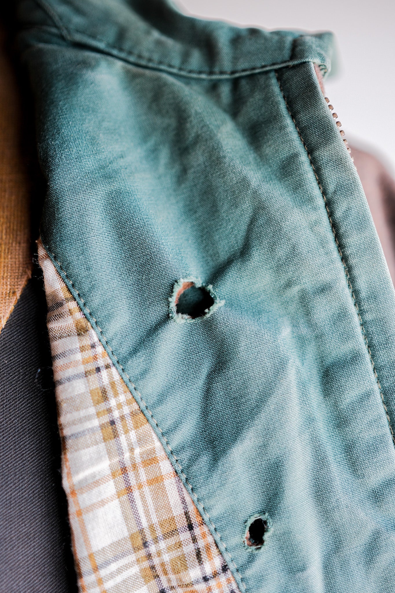 【~60's】French Vintage Hunting & Fishing Cotton Jacket Size.52 "L'ESQUIMAU"