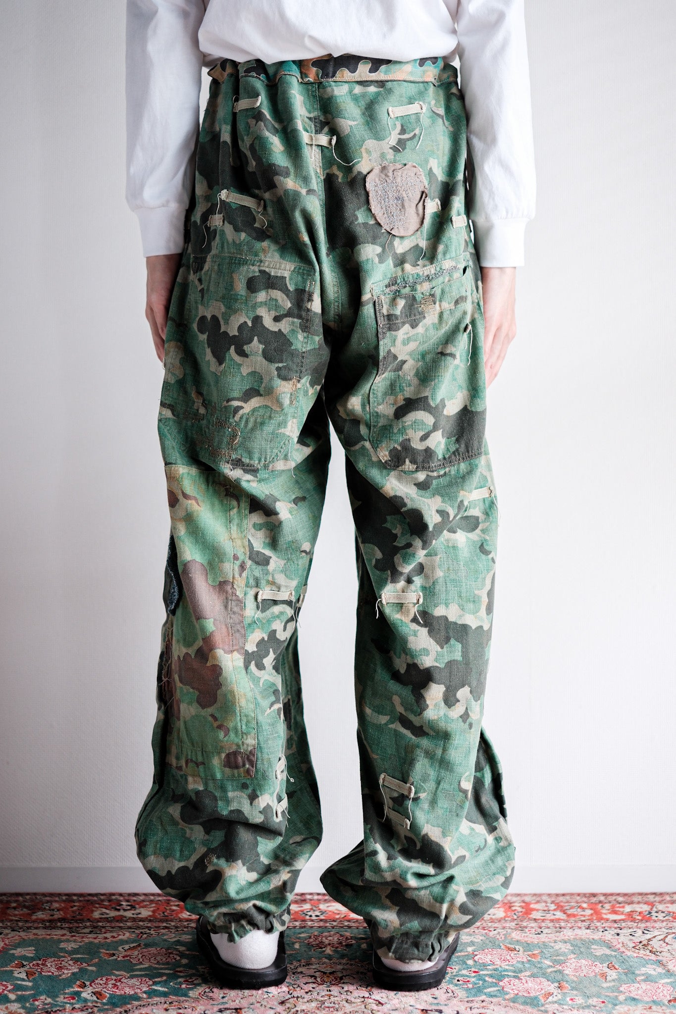 【~50's】Czechoslovakian Army Dubaky Camouflage Reversible Trousers
