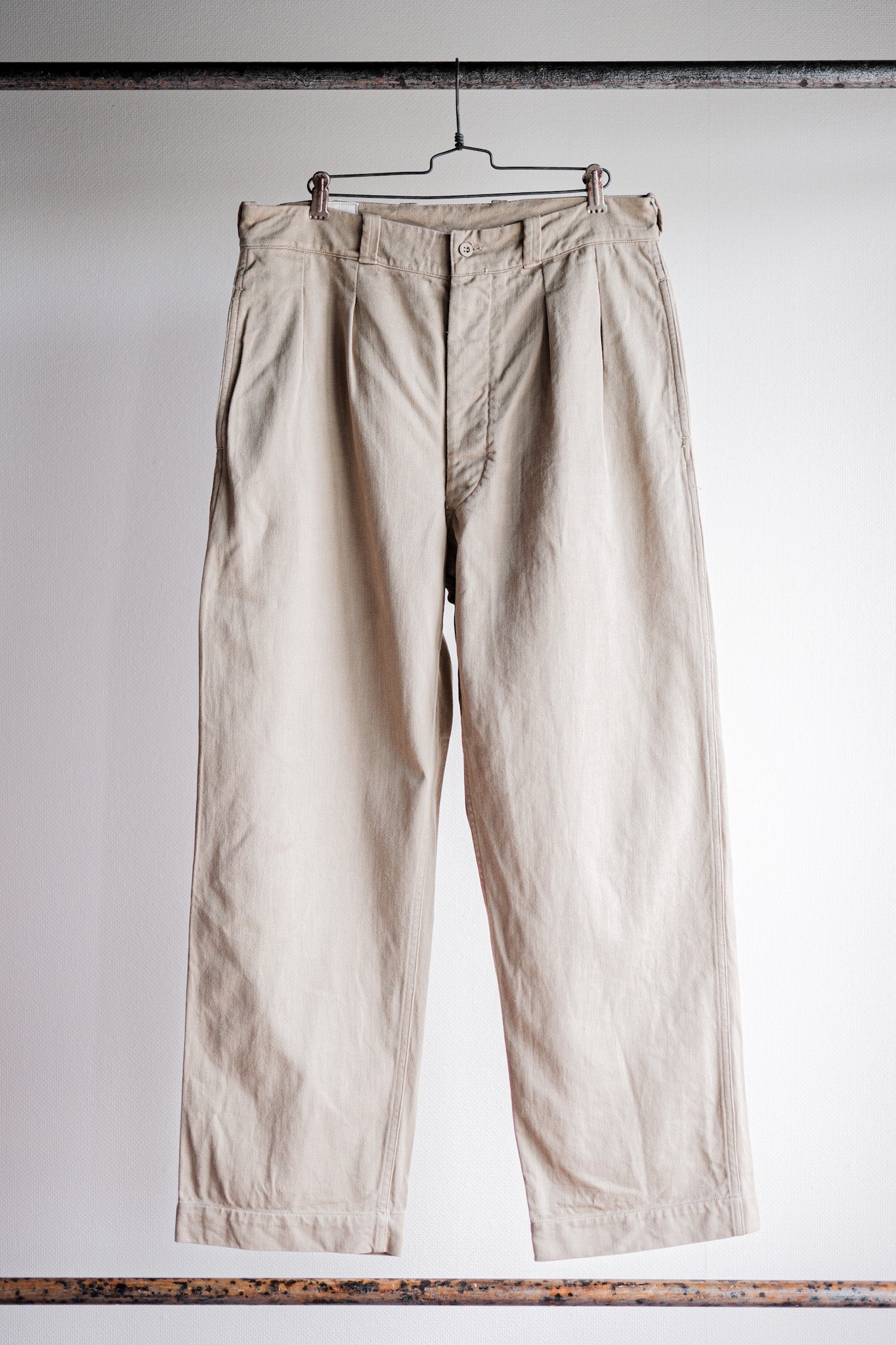 【~60's】French Army M52 Chino Trousers Size.23