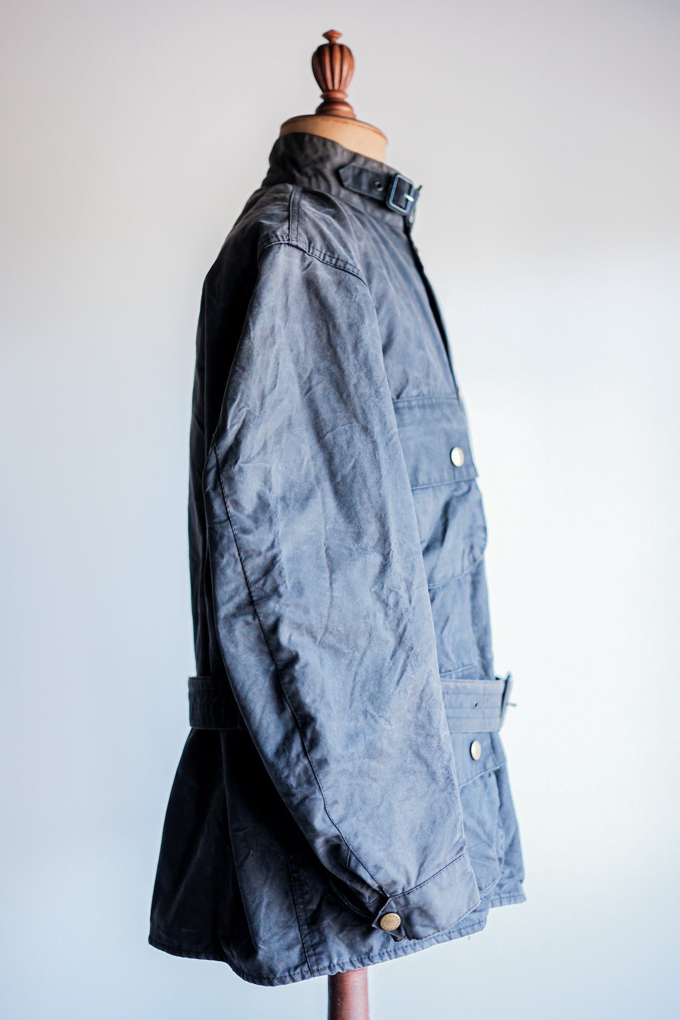 【~90's】Vintage Barbour "BEACON JACKET" 3 Crest "Unusual Lining"
