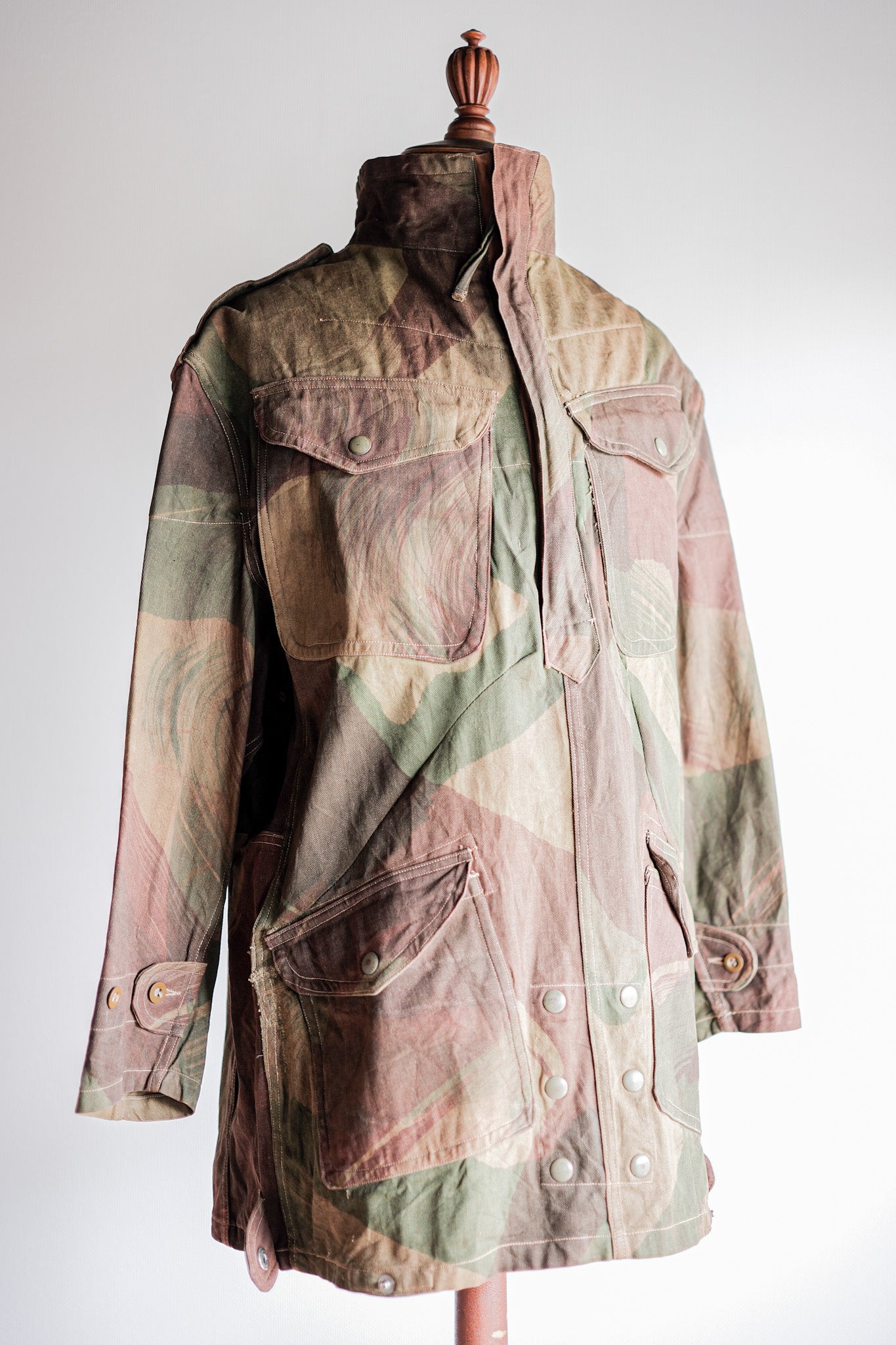 【~50's】British Army Airborne Troops Brushstroke Camouflage Denison Smock Size.3 "SAS"