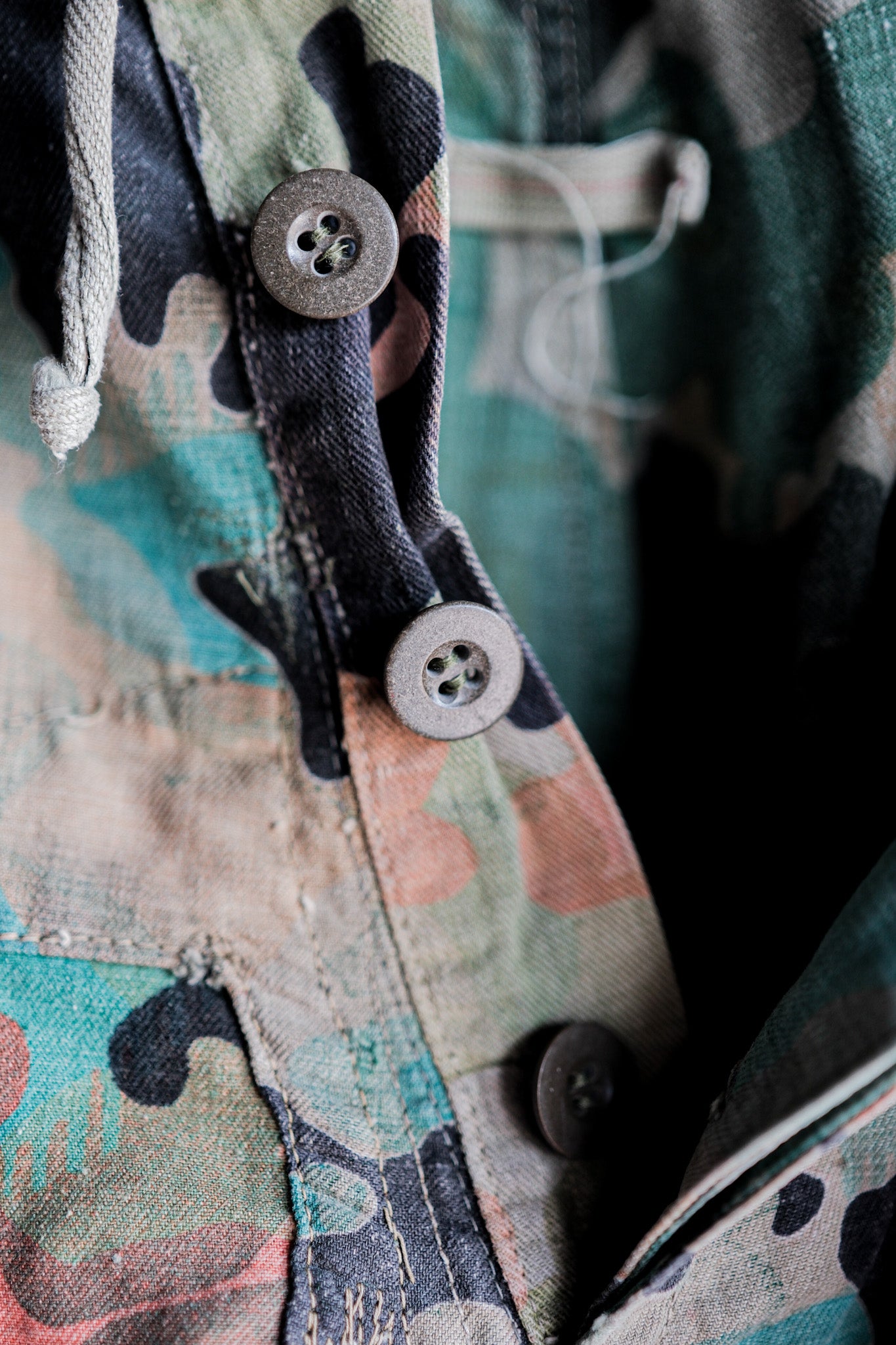 【~50's】Czechoslovakian Army Dubaky Camouflage Reversible Trousers