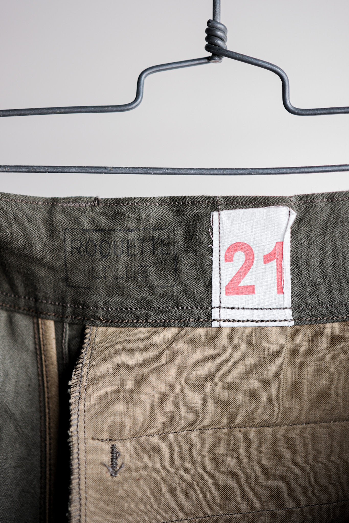 【~60's】French Army M47 Field Trousers Size.21 "Dead Stock"