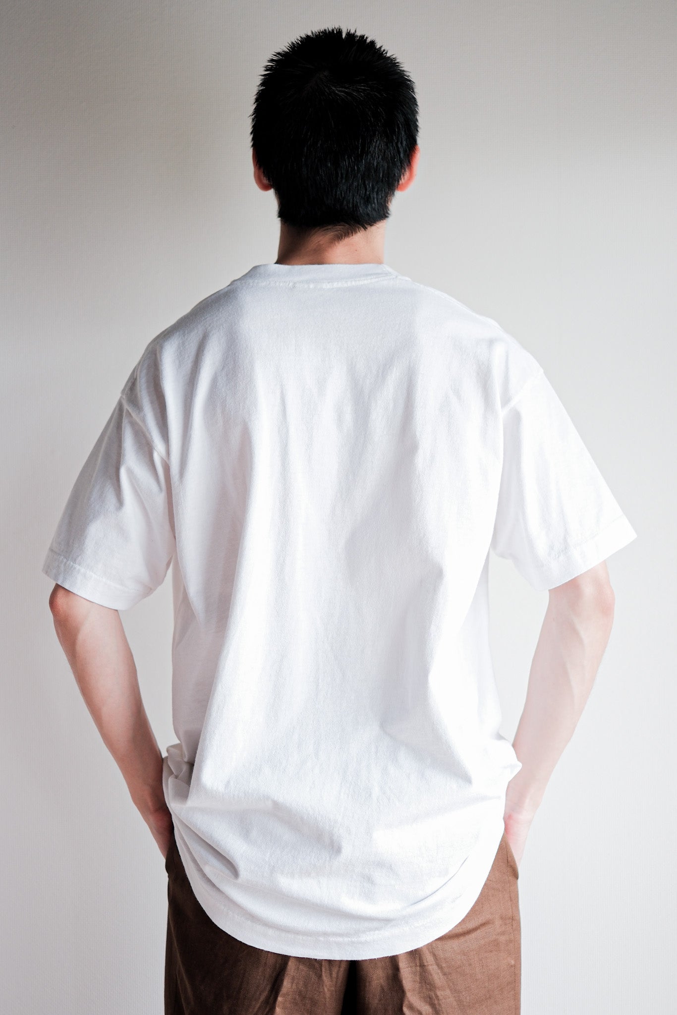 【~90's】Vintage Graphic Print T-shirt Size.XL "LIFE'S A PEACH" "Made in U.S.A."