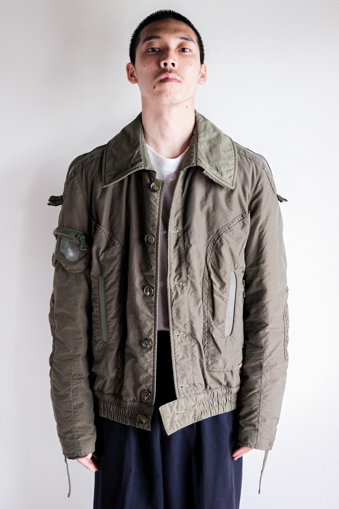 【~00's】Old DOLCE & GABBANA Flight Type Jacket Size.L