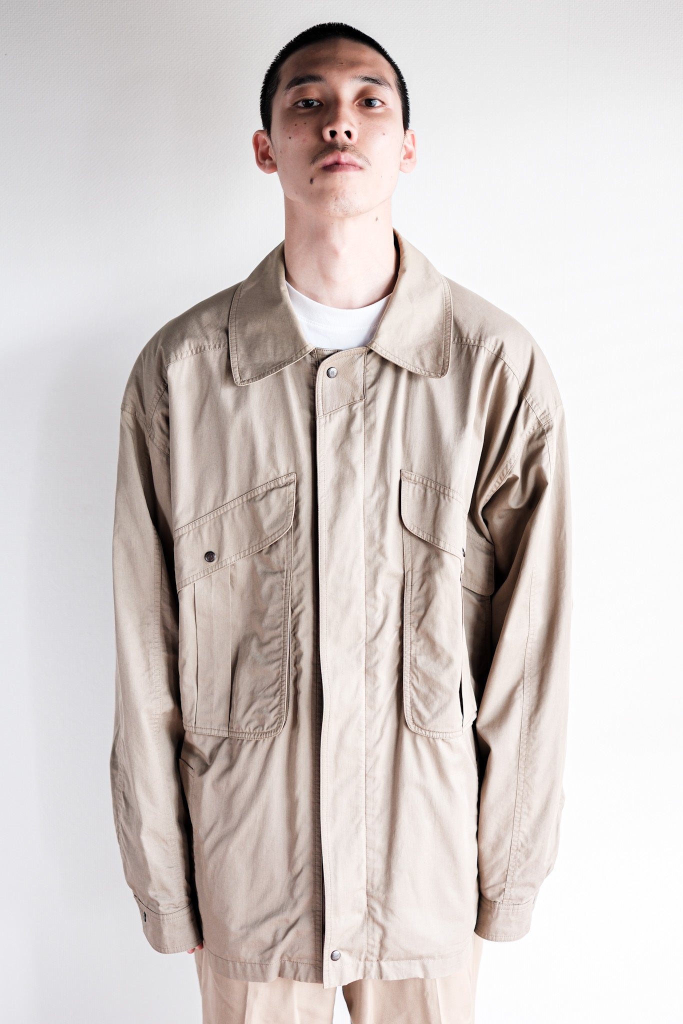 【~70’s】Old GUCCI Multi Pocket Cotton Jacket Size.52